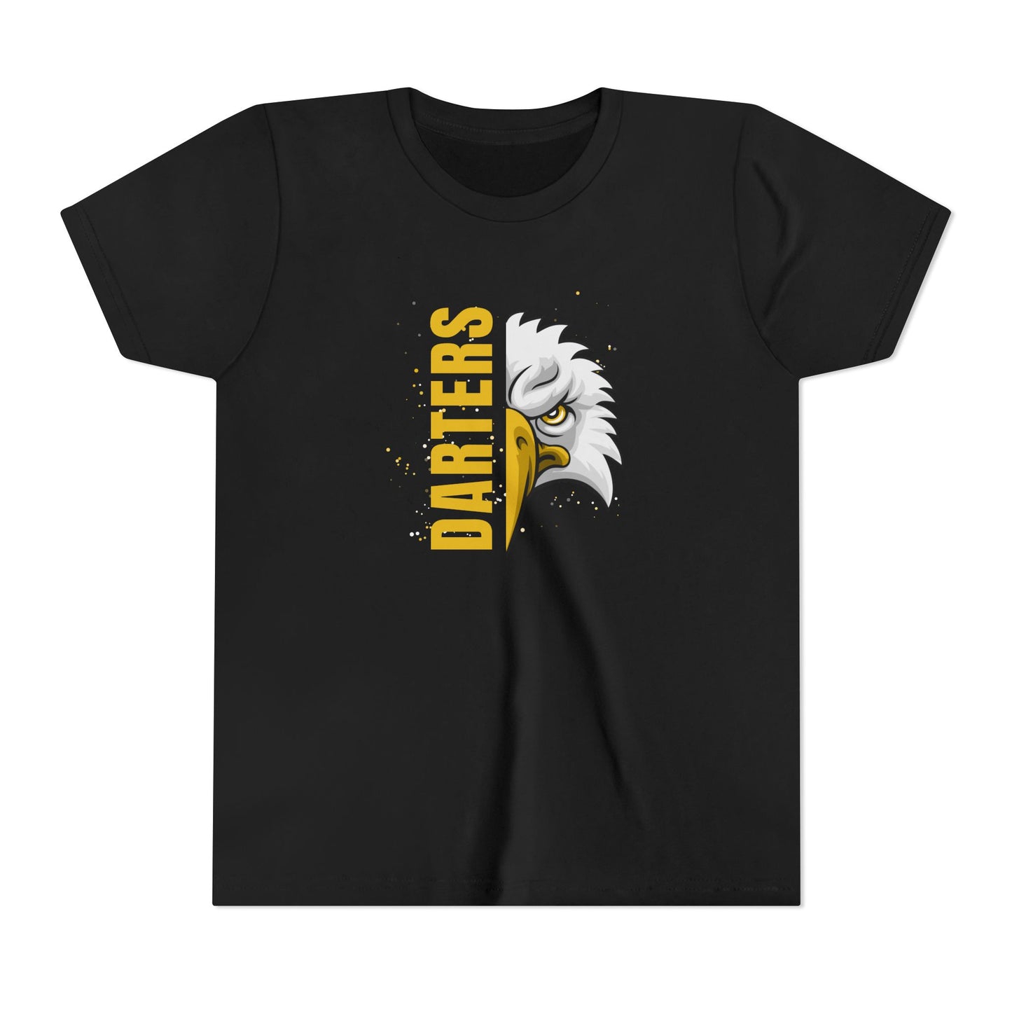 Youth Short Sleeve T-Shirt - Team School Mascot Darters Print