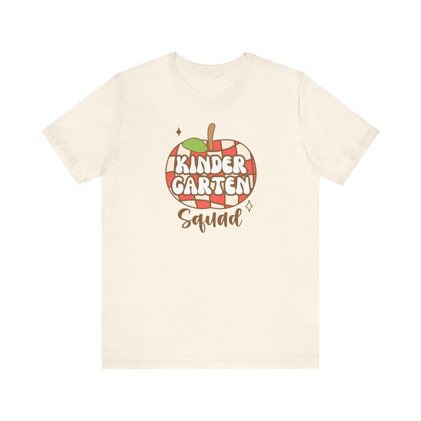 School Kindergarten Squad Retro Apple Tee