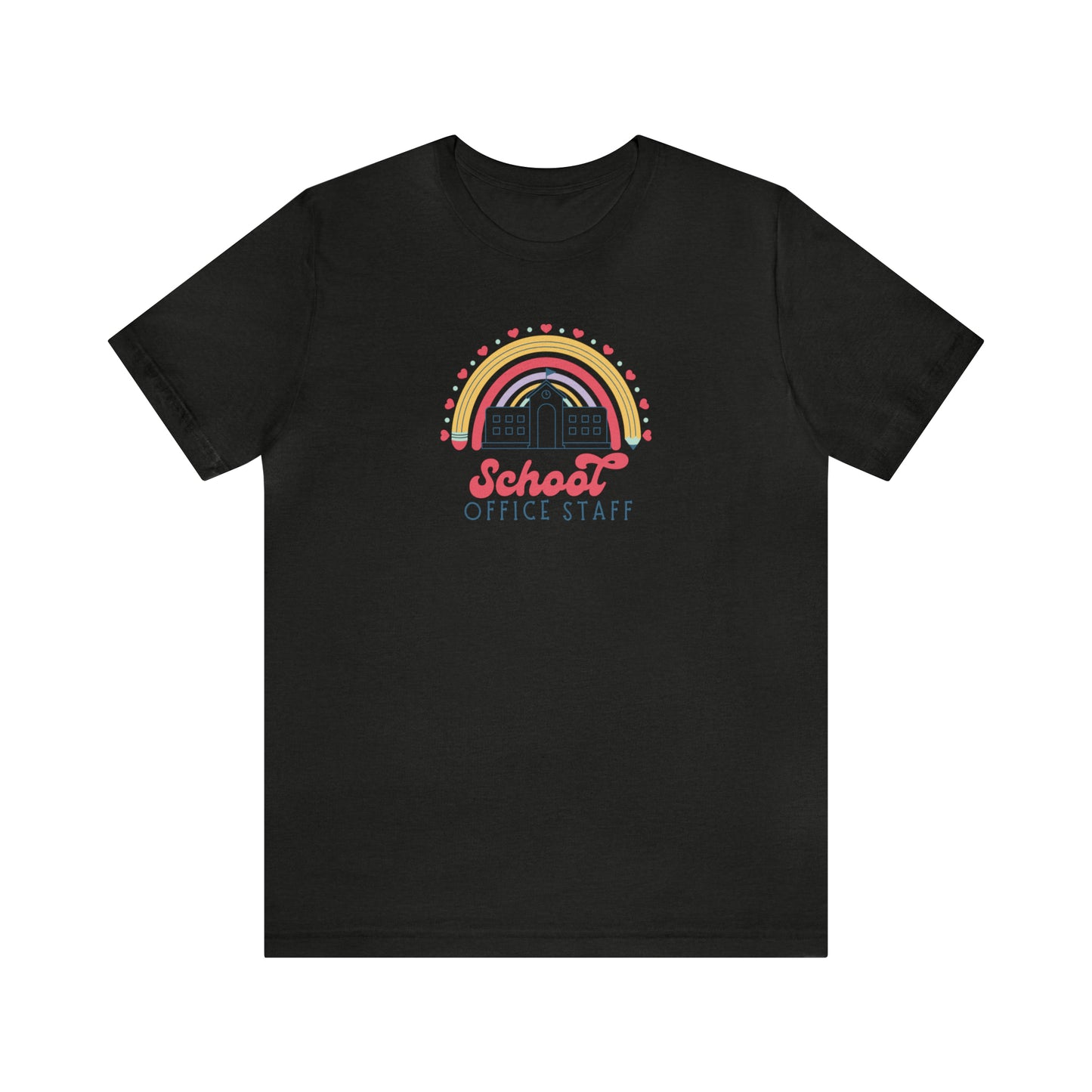 School Office Staff Rainbow Tee