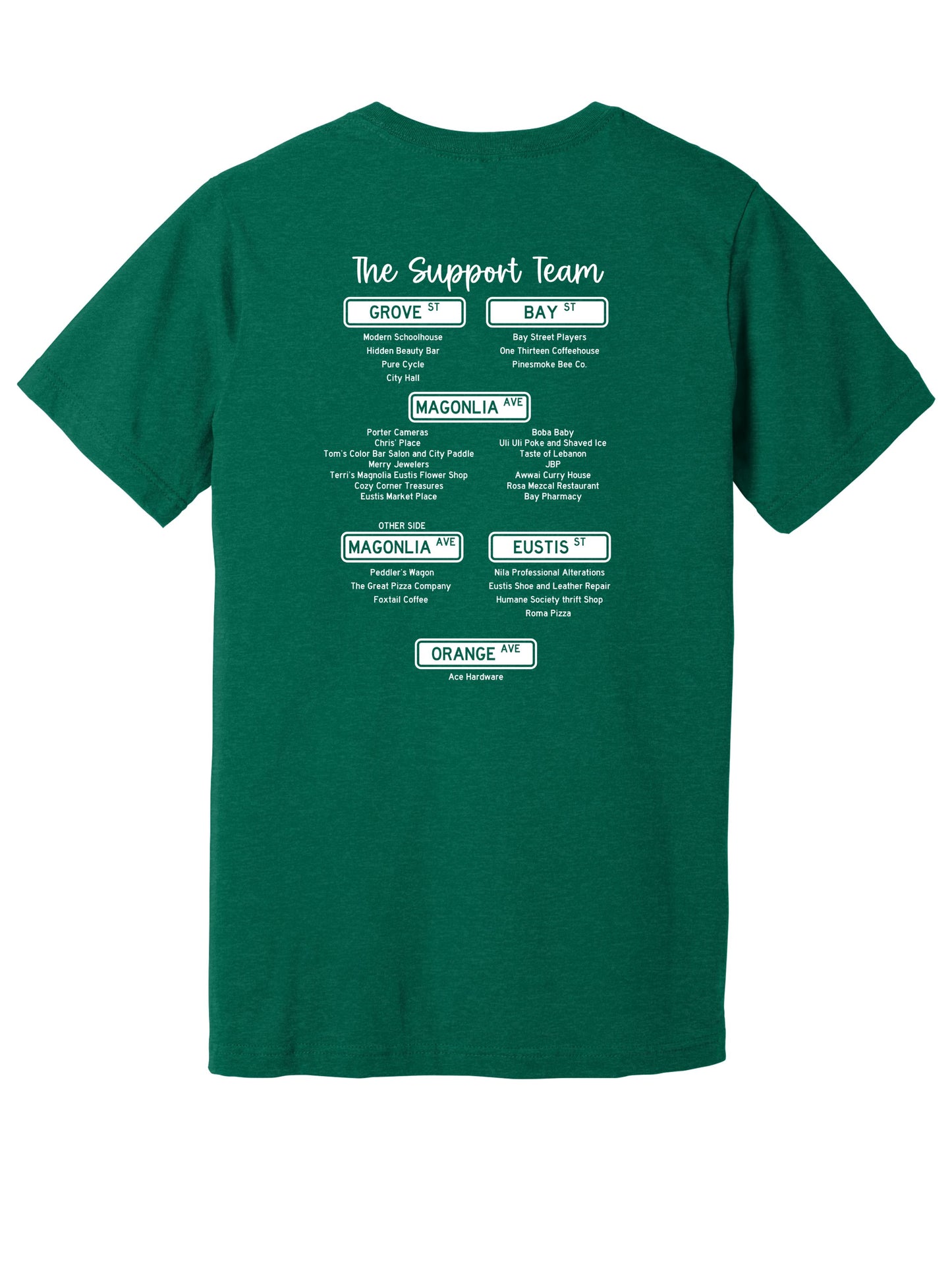 Modern Schoolhouse 2025 Community Support Adult V Neck Tee