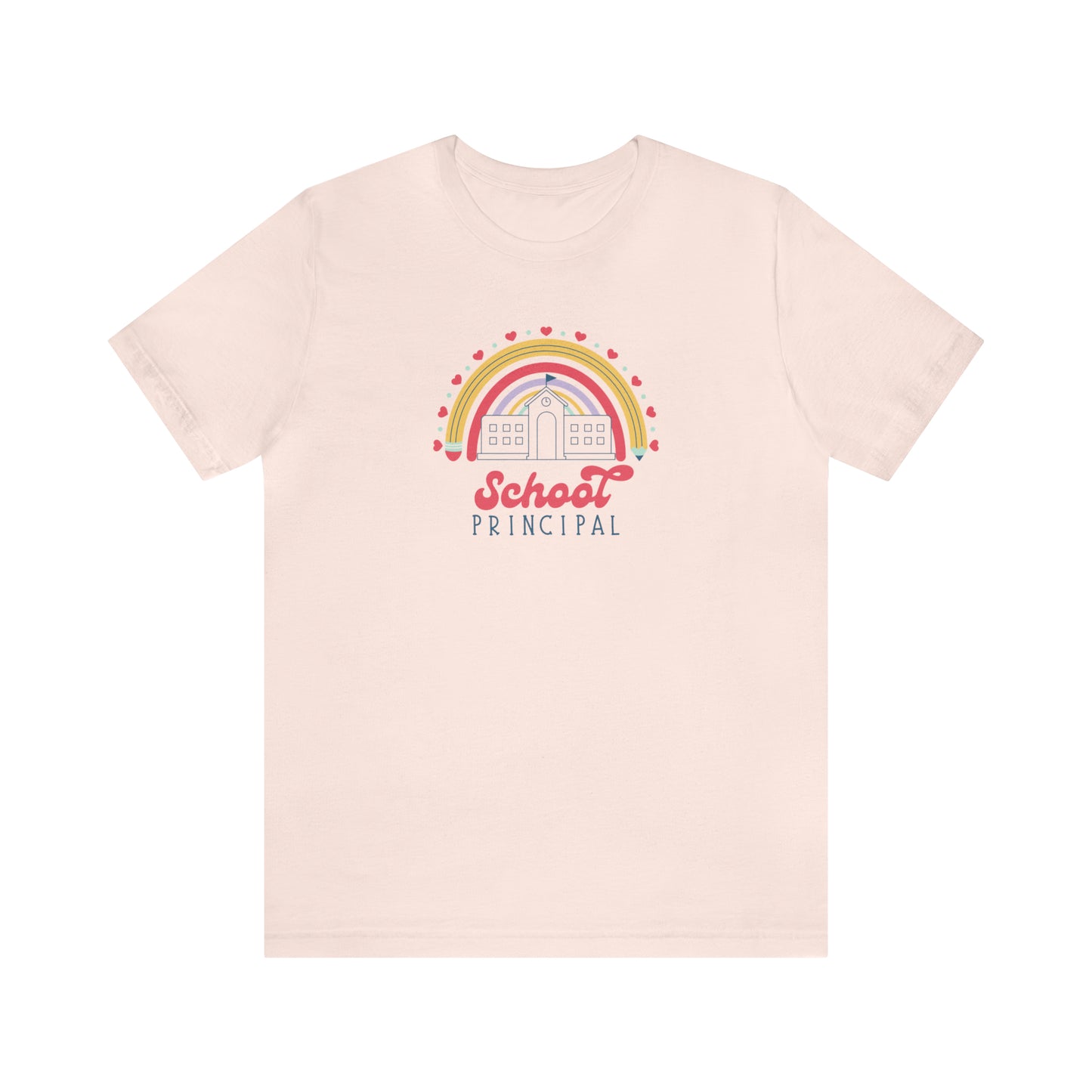 School Principal Rainbow Tee