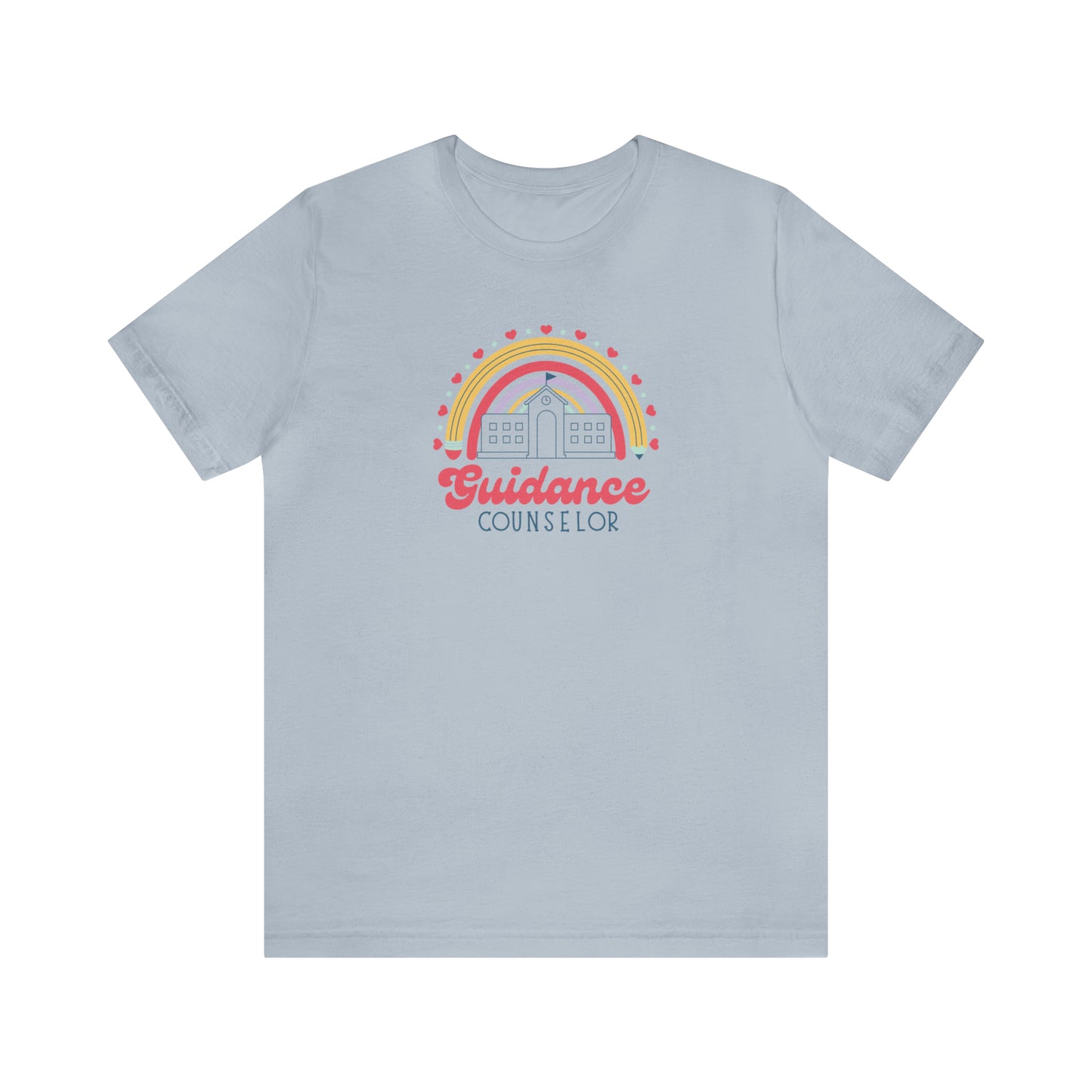 School Guidance Counselor Rainbow Tee