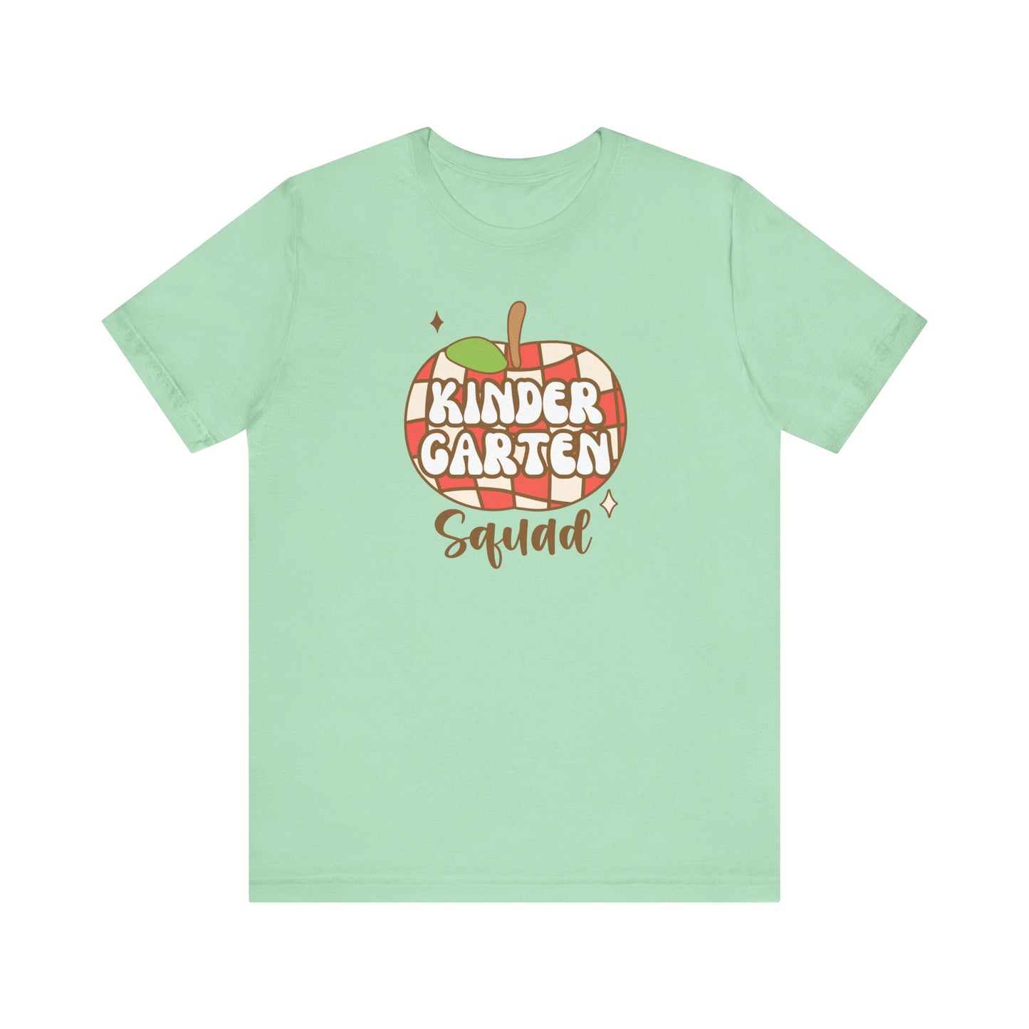 School Kindergarten Squad Retro Apple Tee