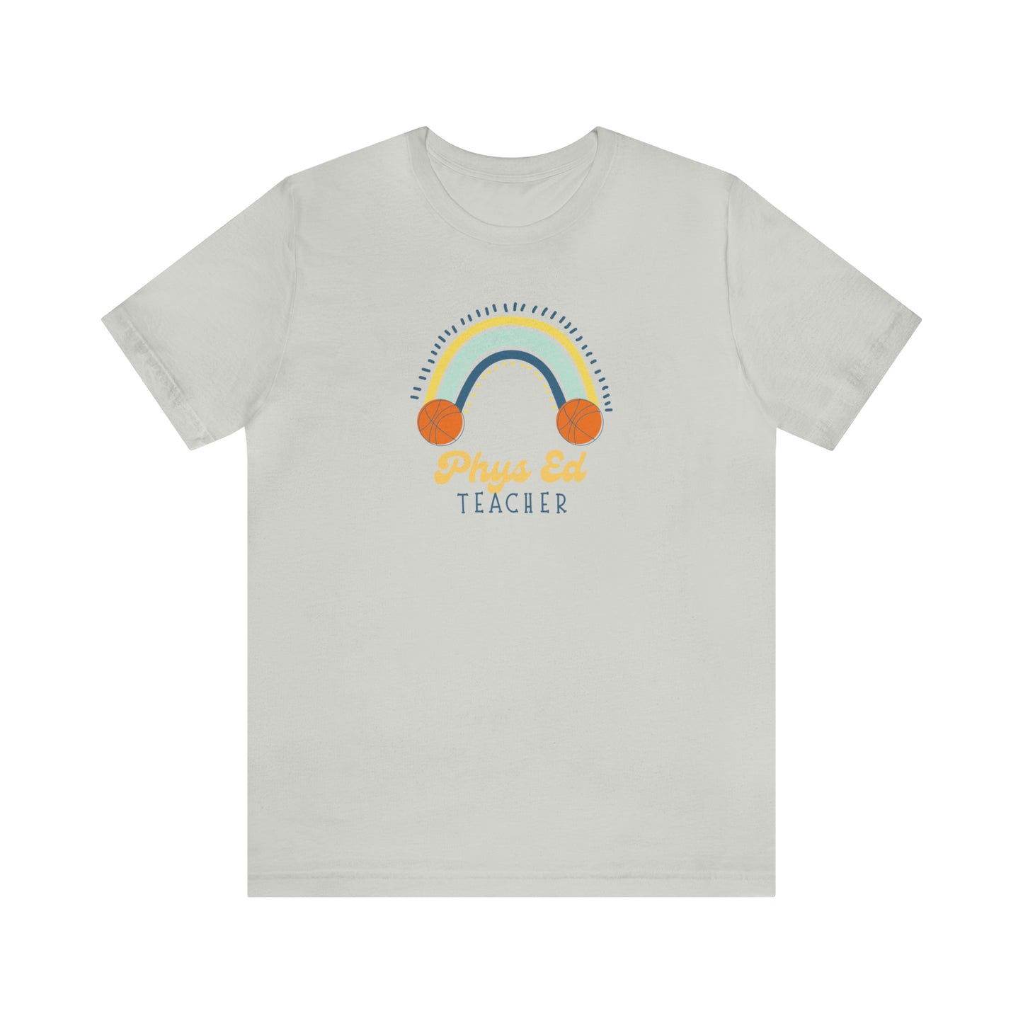 PE Teacher Rainbow Tee