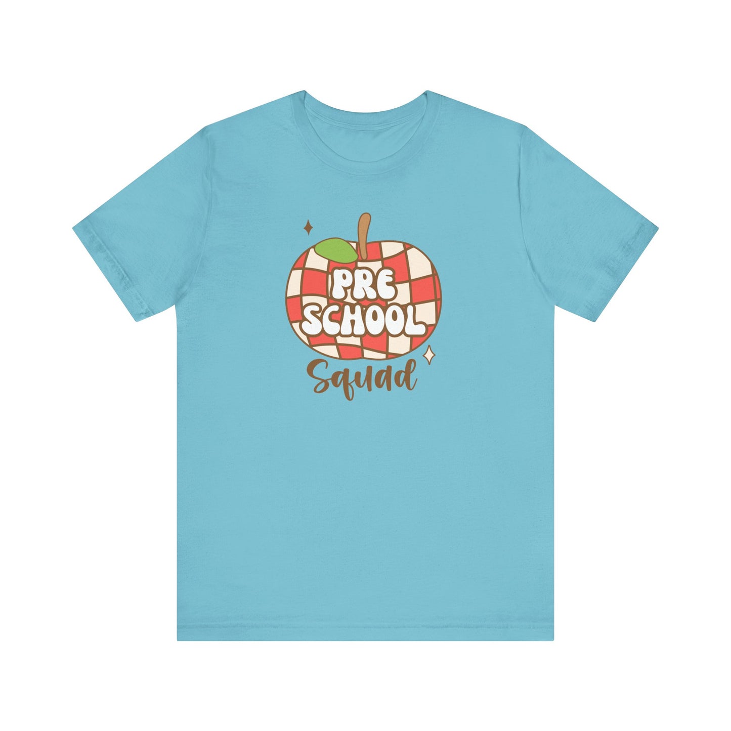 School Preschool Squad Retro Apple Tee