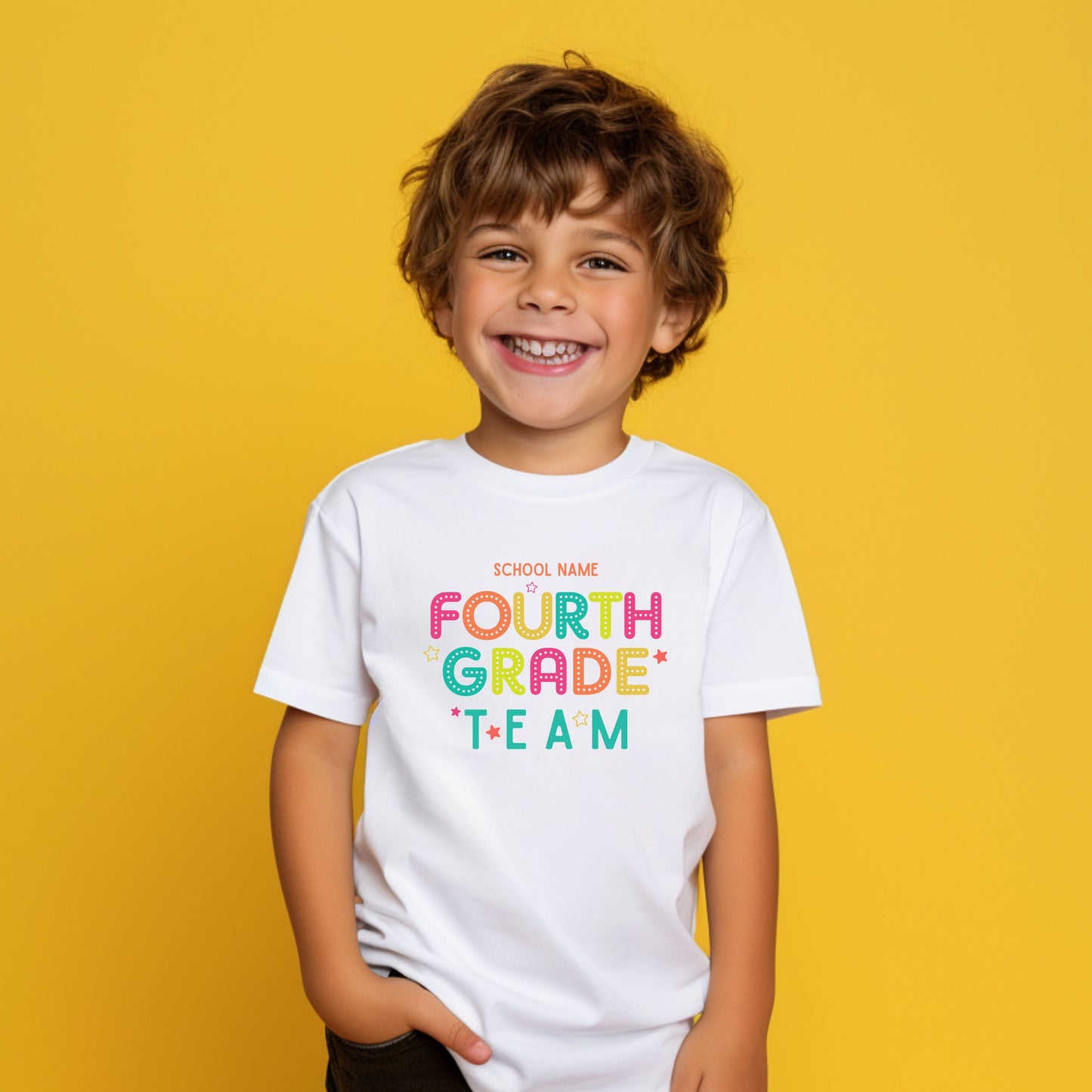Dotted Fun Customizable Grade Short Sleeve Youth and Adult Tee