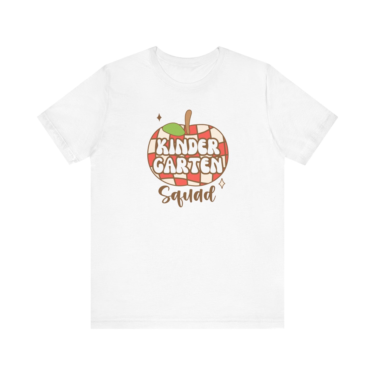 School Kindergarten Squad Retro Apple Tee
