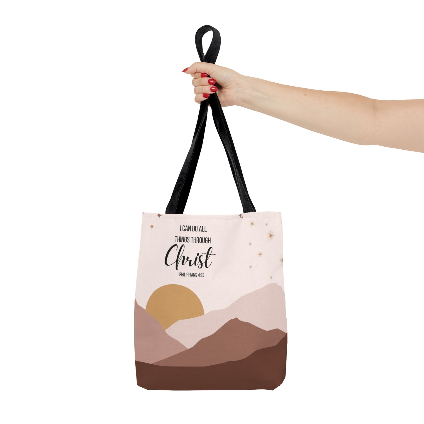 LDS Christian Scripture Church Boho Landscape Tote Bag