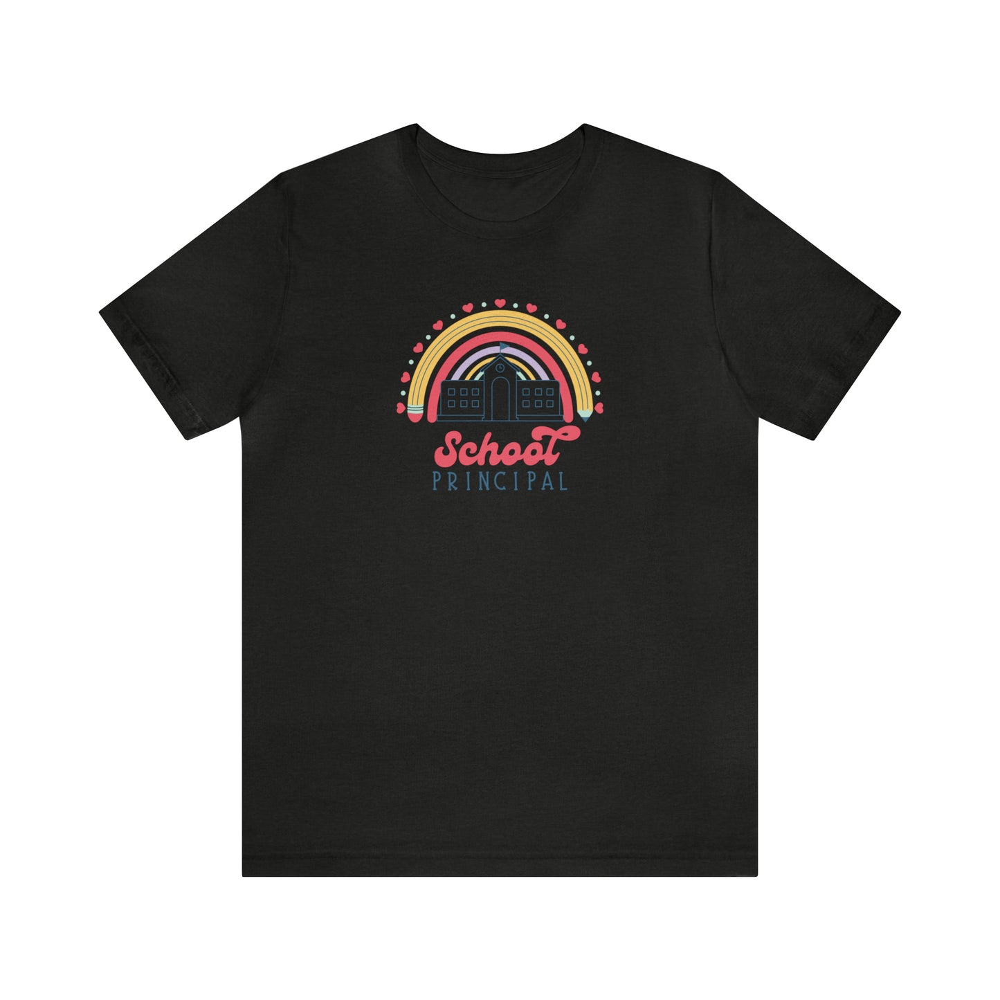School Principal Rainbow Tee