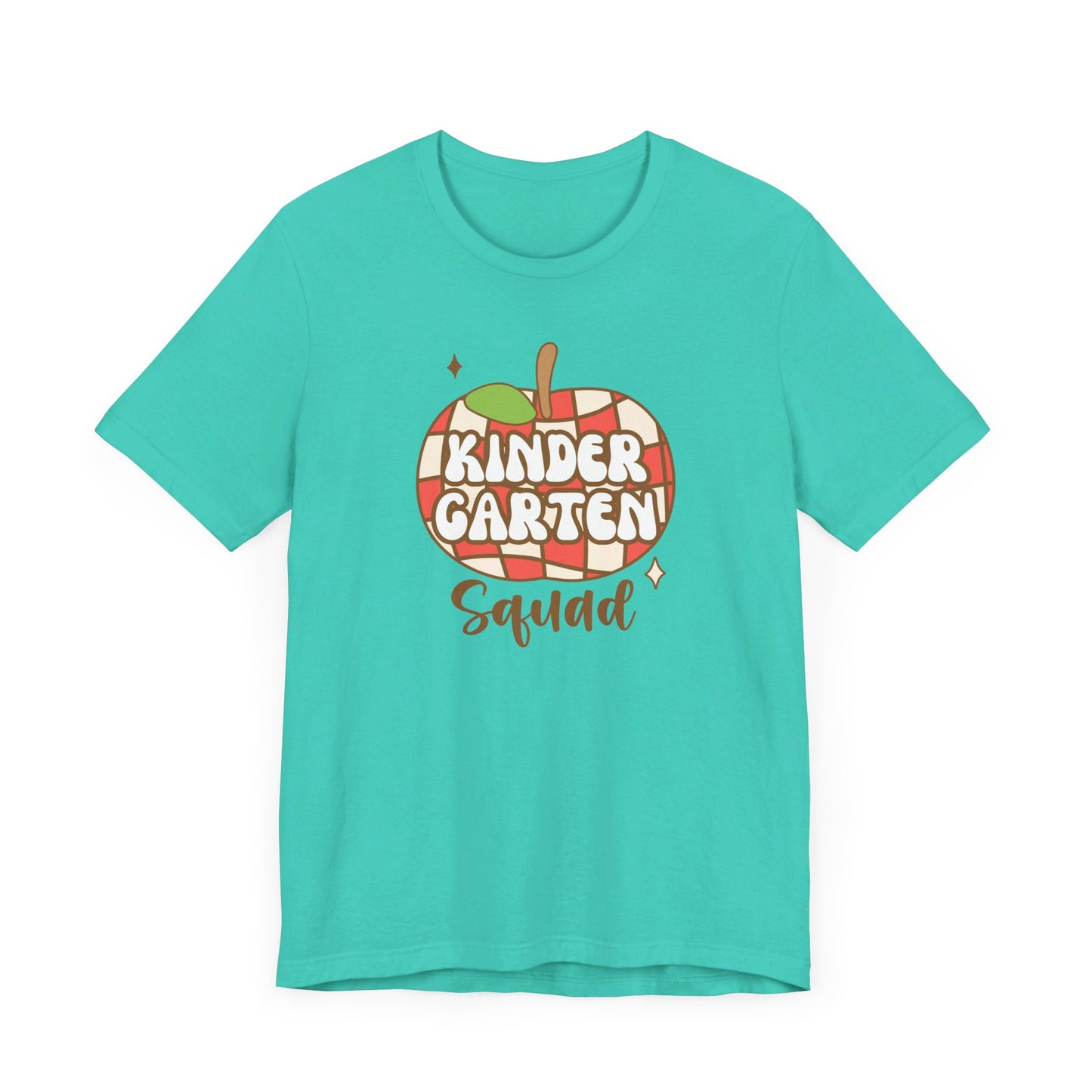 School Kindergarten Squad Retro Apple Tee