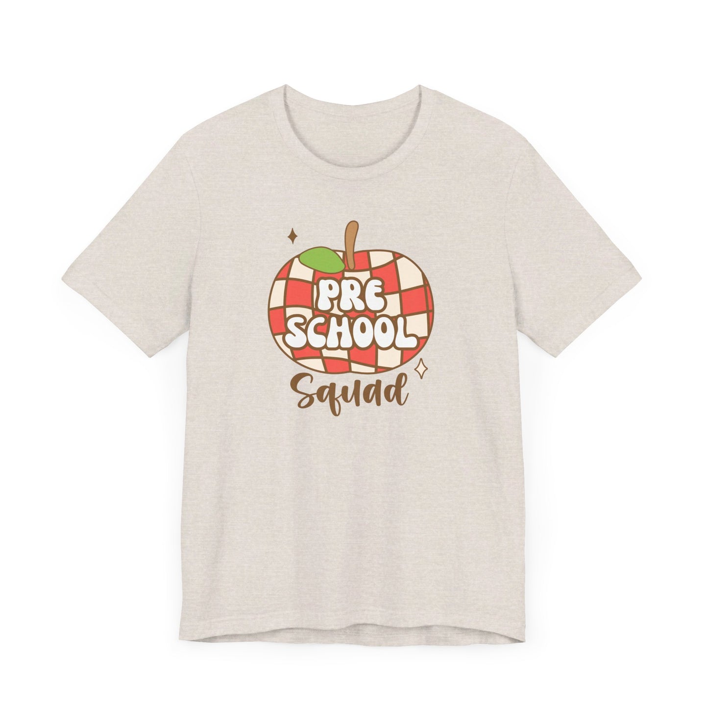 School Preschool Squad Retro Apple Tee