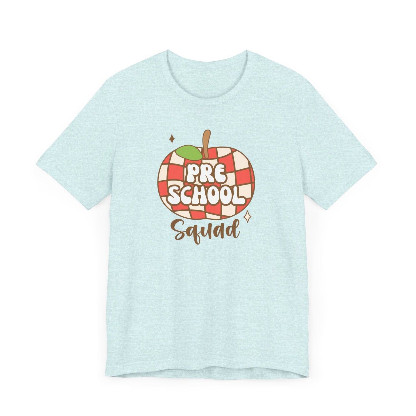 School Preschool Squad Retro Apple Tee