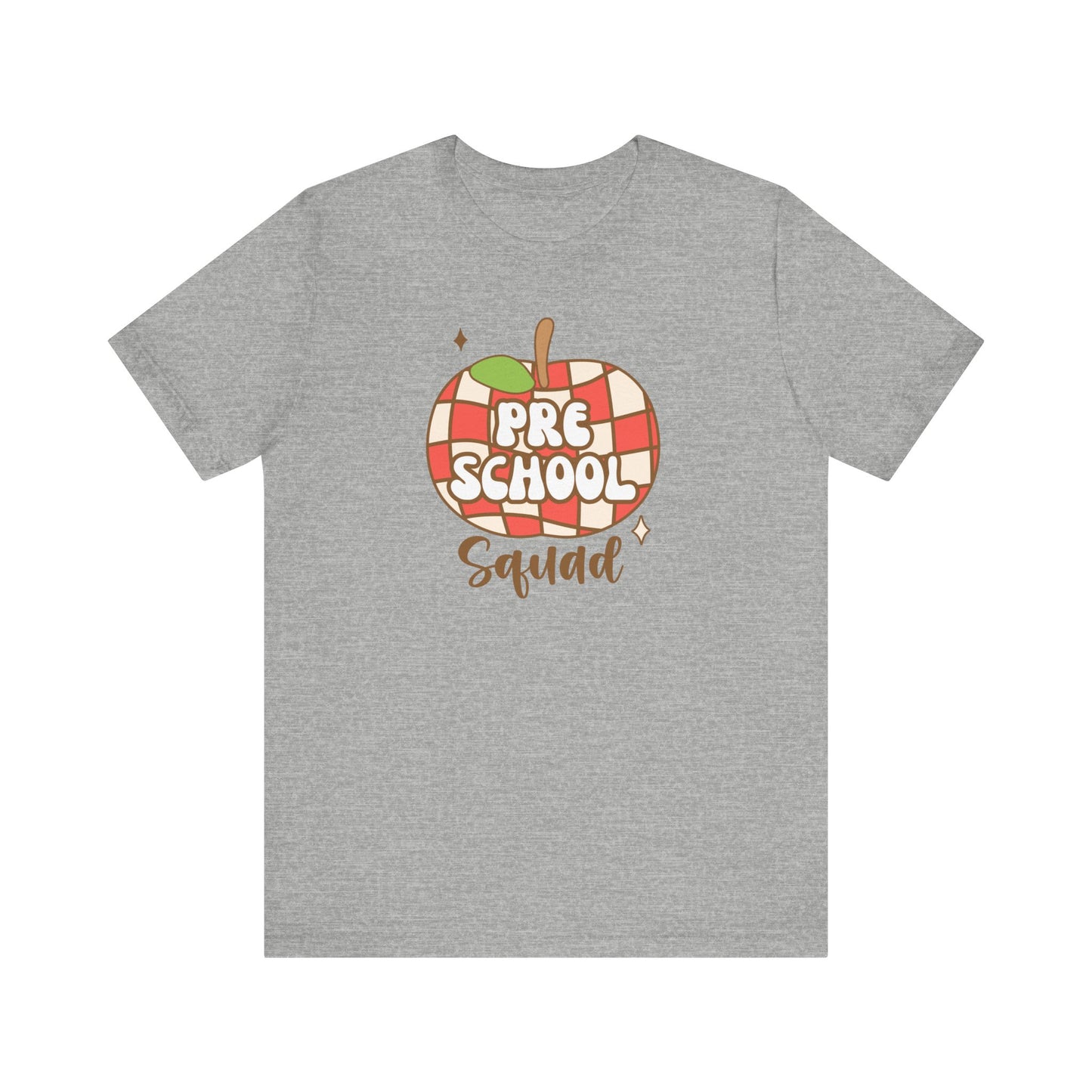 School Preschool Squad Retro Apple Tee