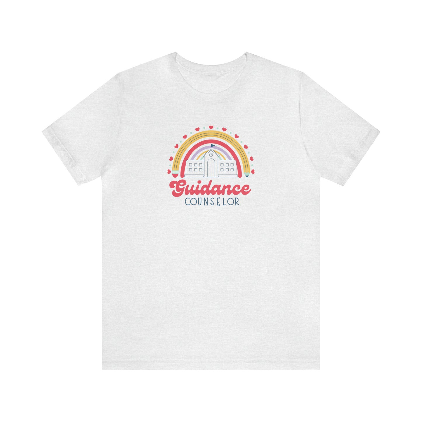 School Guidance Counselor Rainbow Tee