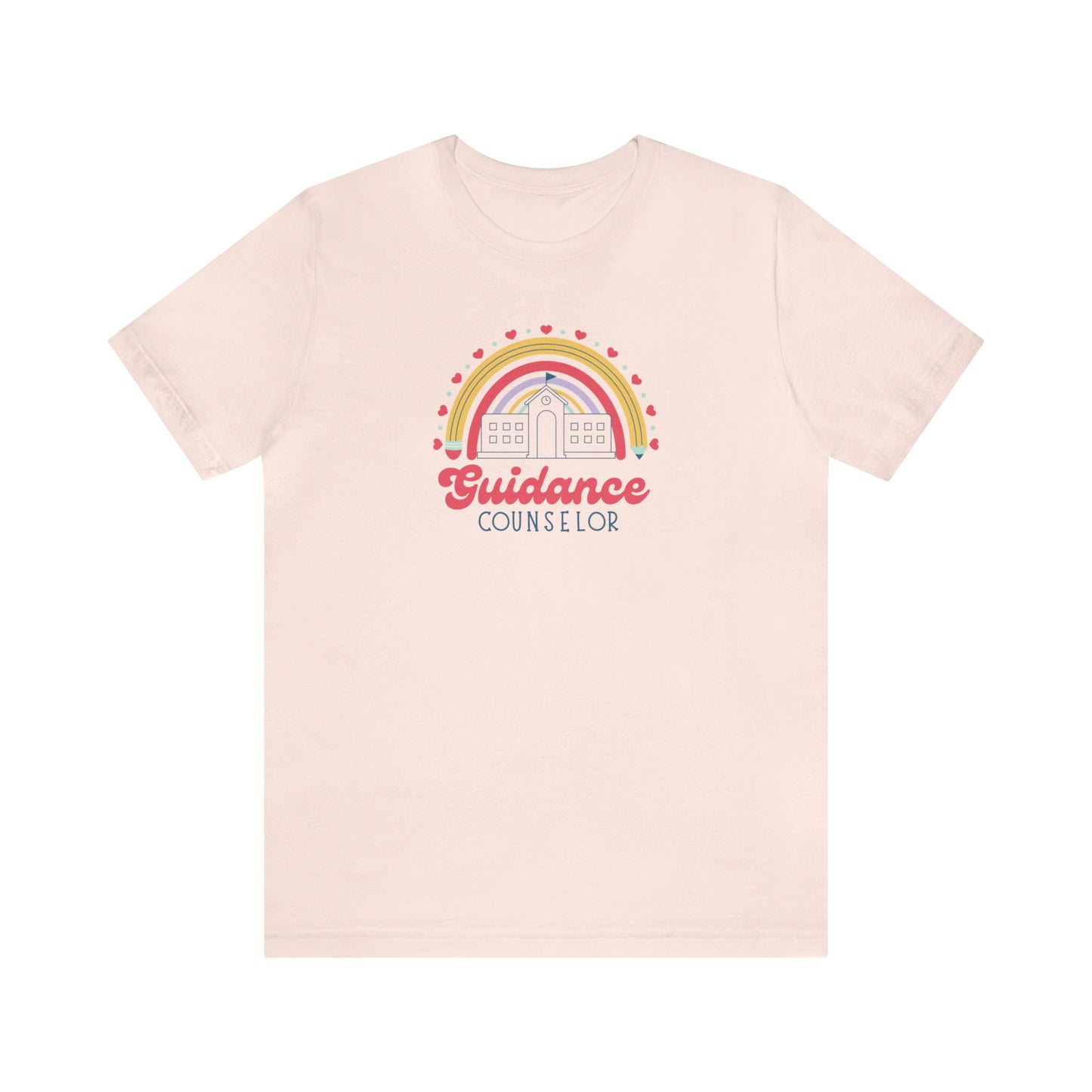 School Guidance Counselor Rainbow Tee