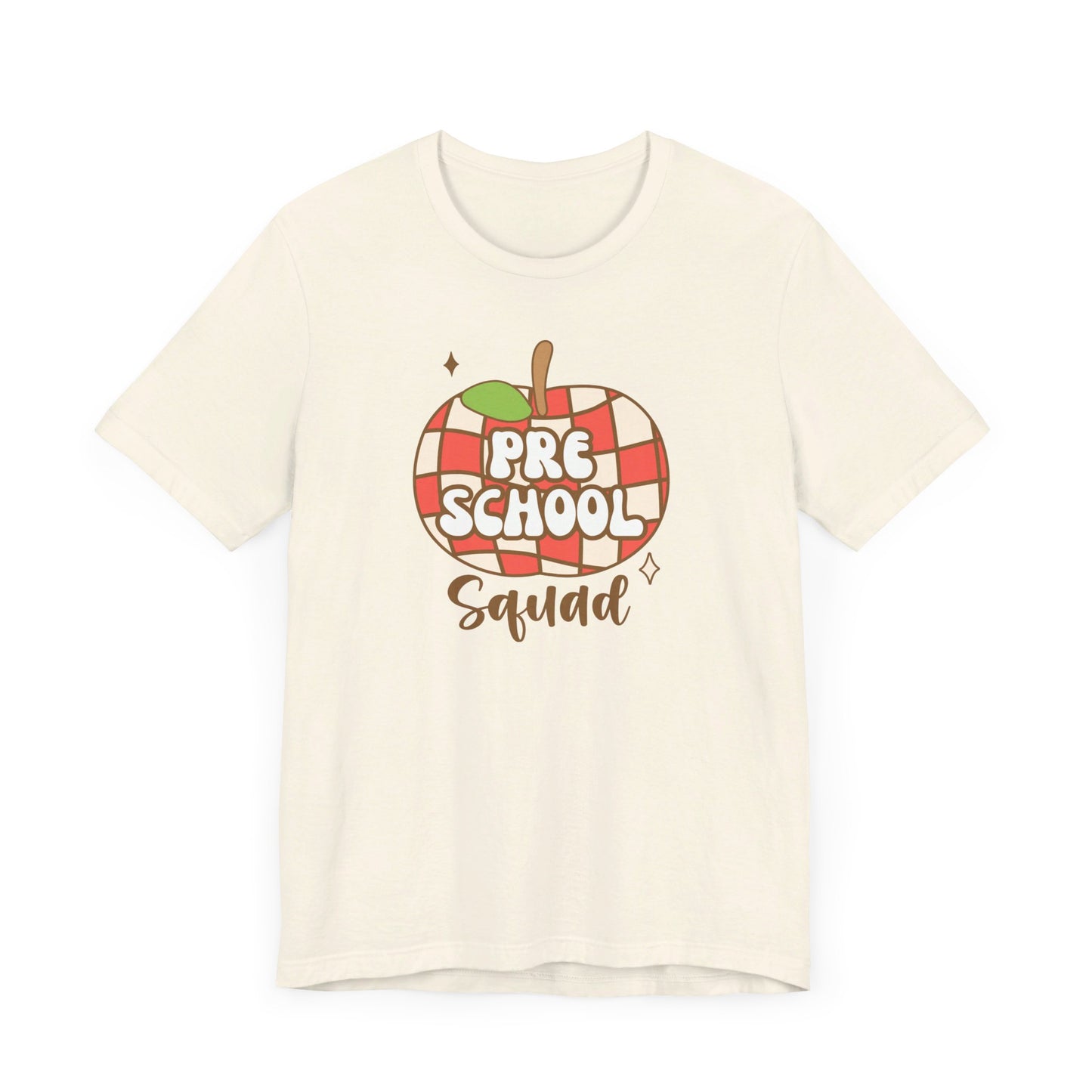 School Preschool Squad Retro Apple Tee