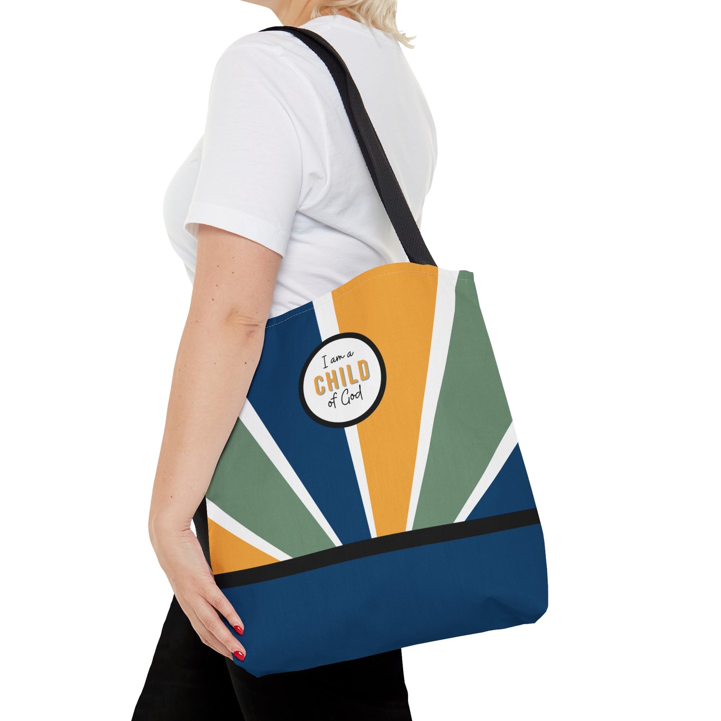 LDS Christian Scripture Church Baptism Kids Tote Bag Sunbeam Boys