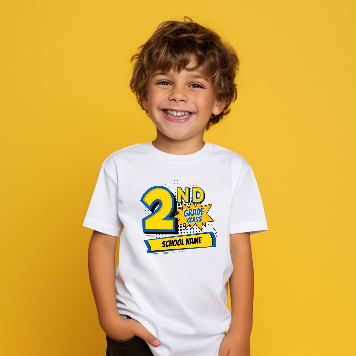 Comics Class Customizable Grade Short Sleeve Youth and Adult Tee
