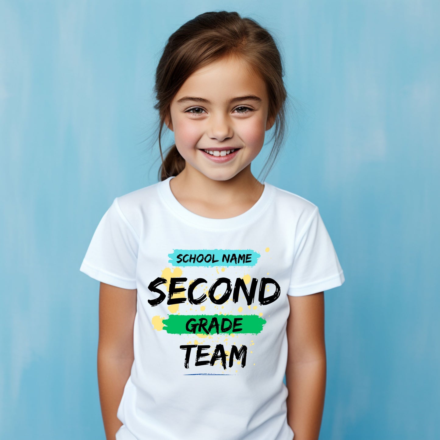Paint Splatter Customizable Grade Short Sleeve Youth and Adult Tee