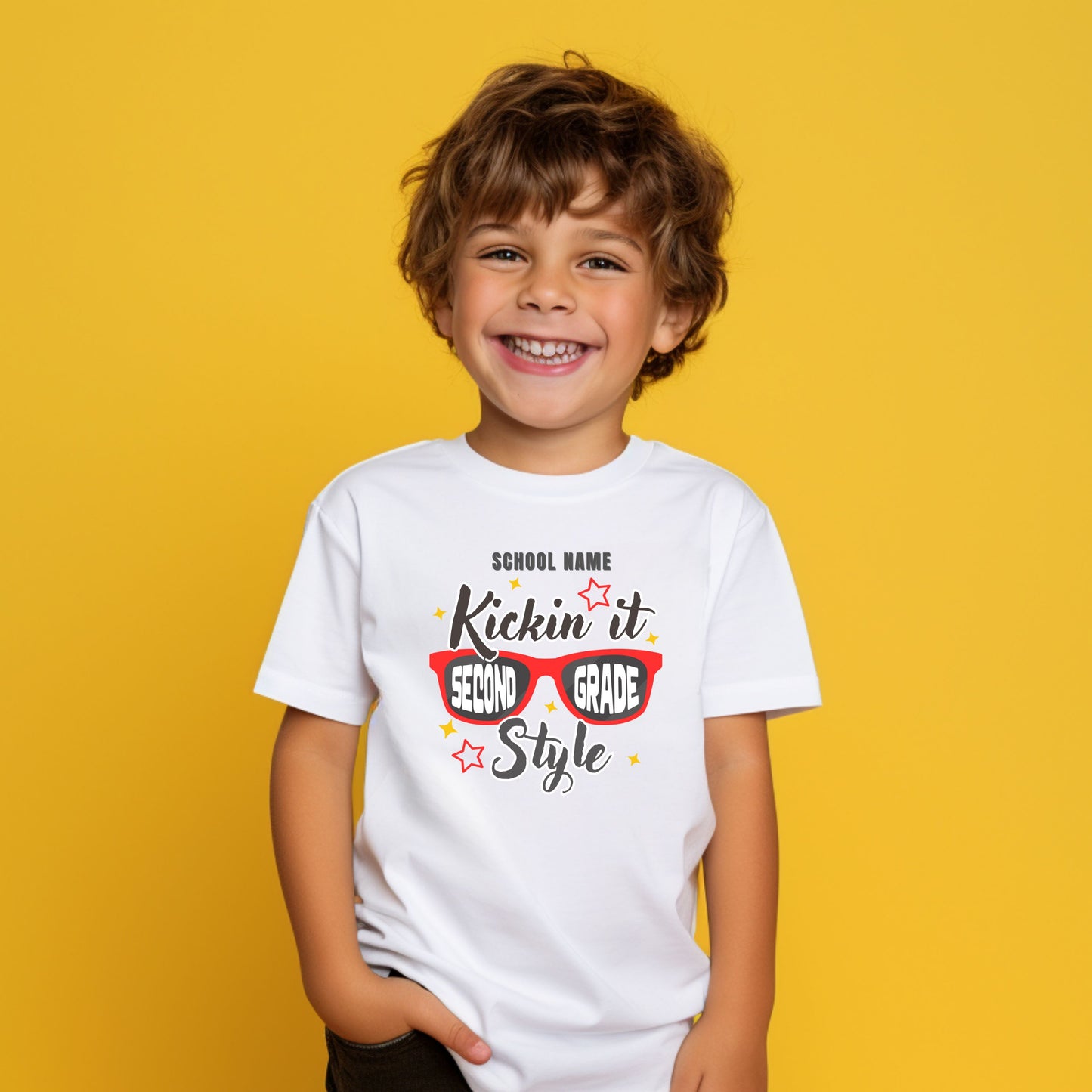 Kickin' it in Style Customizable Grade Short Sleeve Youth and Adult Tee