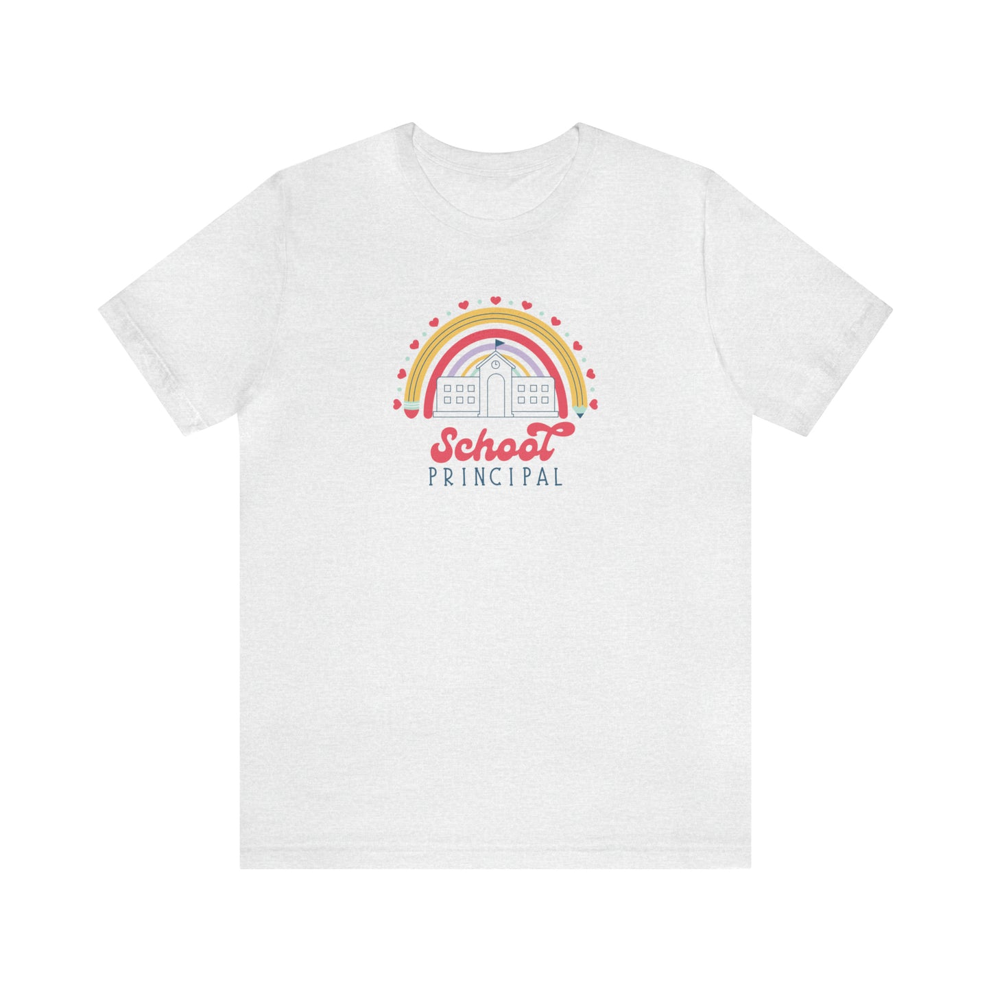 School Principal Rainbow Tee