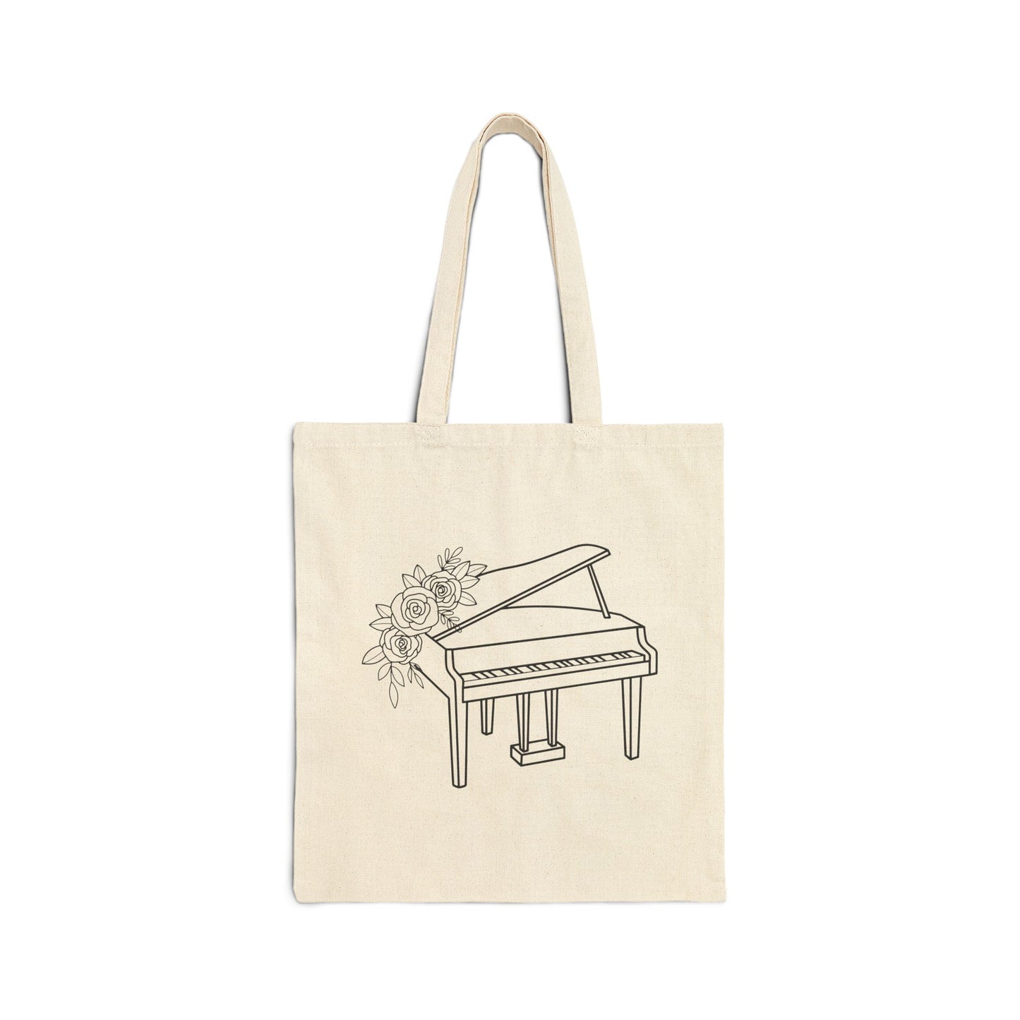 Music Piano Tote Bag