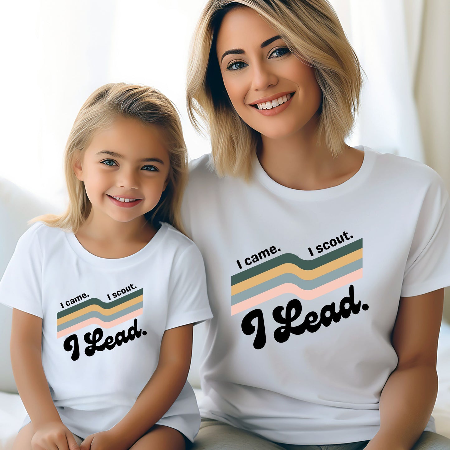 I Came I Scout I Lead Girl Scout Adult/Youth Tee