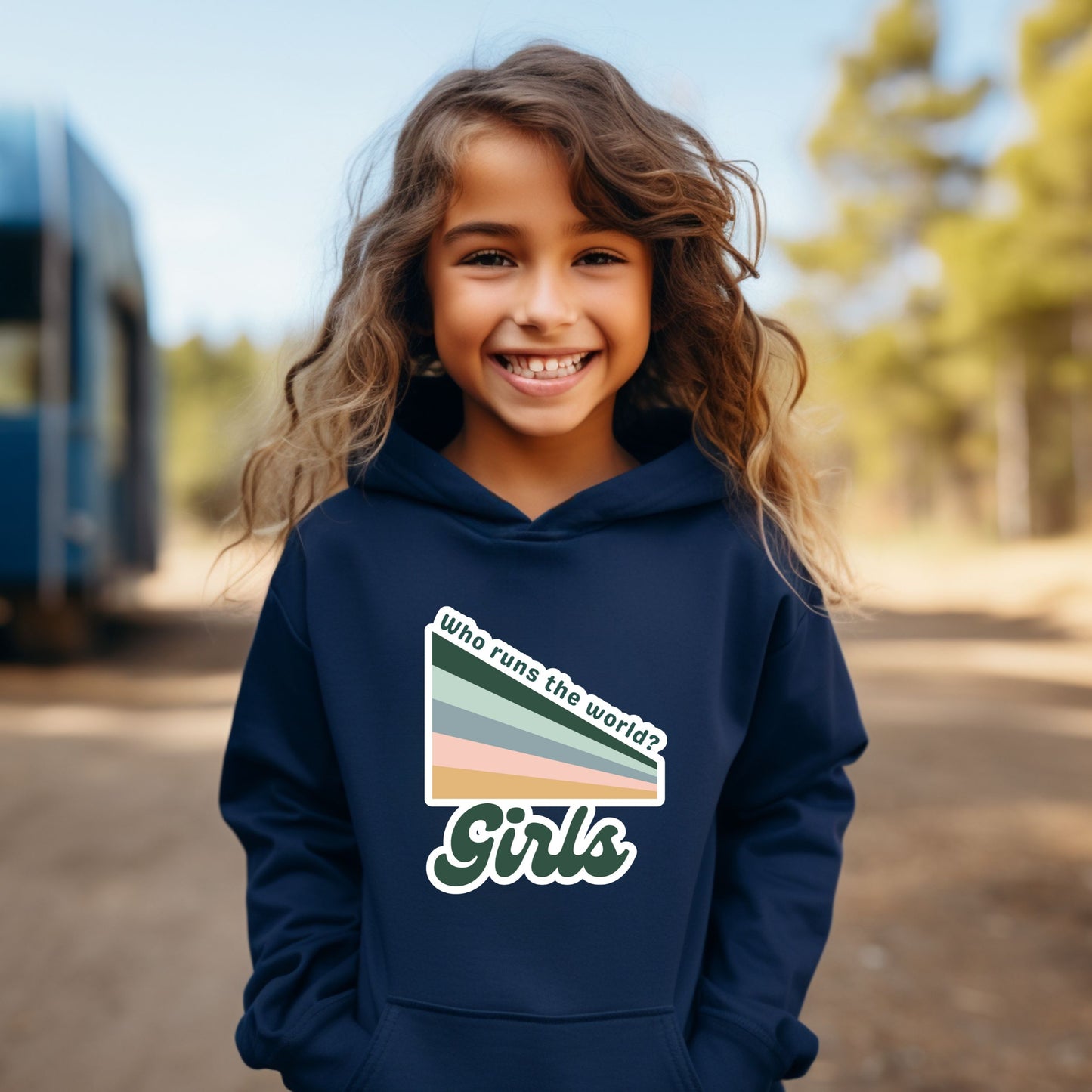 Who Runs the World Girl Scout Youth/Adult Hoodie
