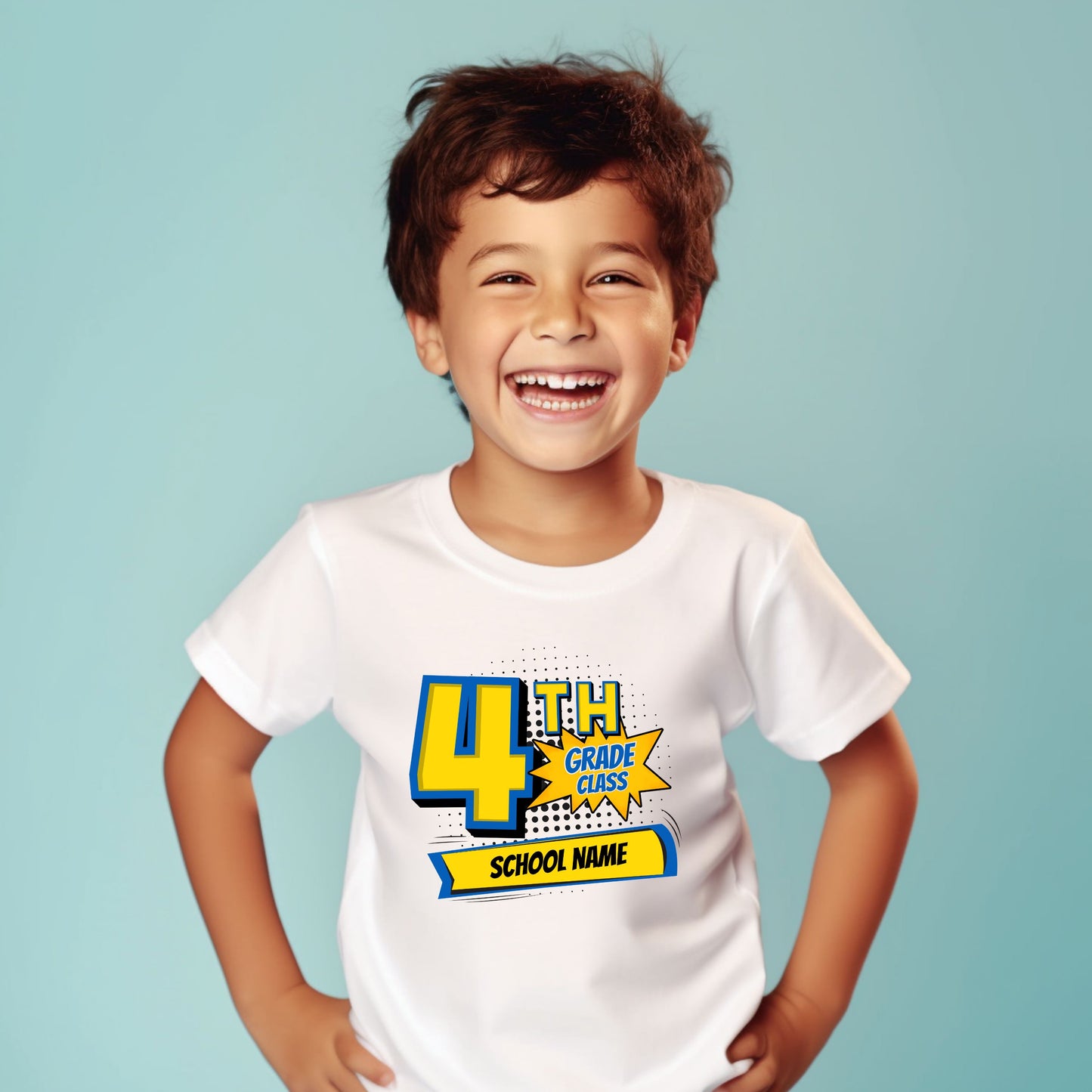 Comics Class Customizable Grade Short Sleeve Youth and Adult Tee
