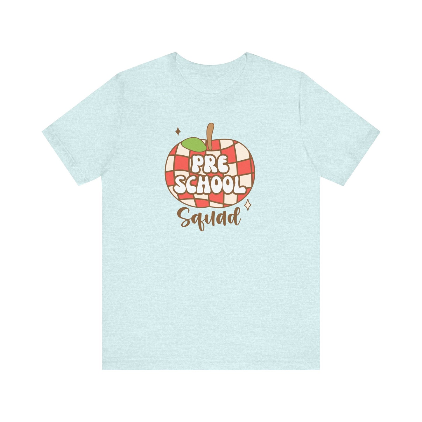 School Preschool Squad Retro Apple Tee