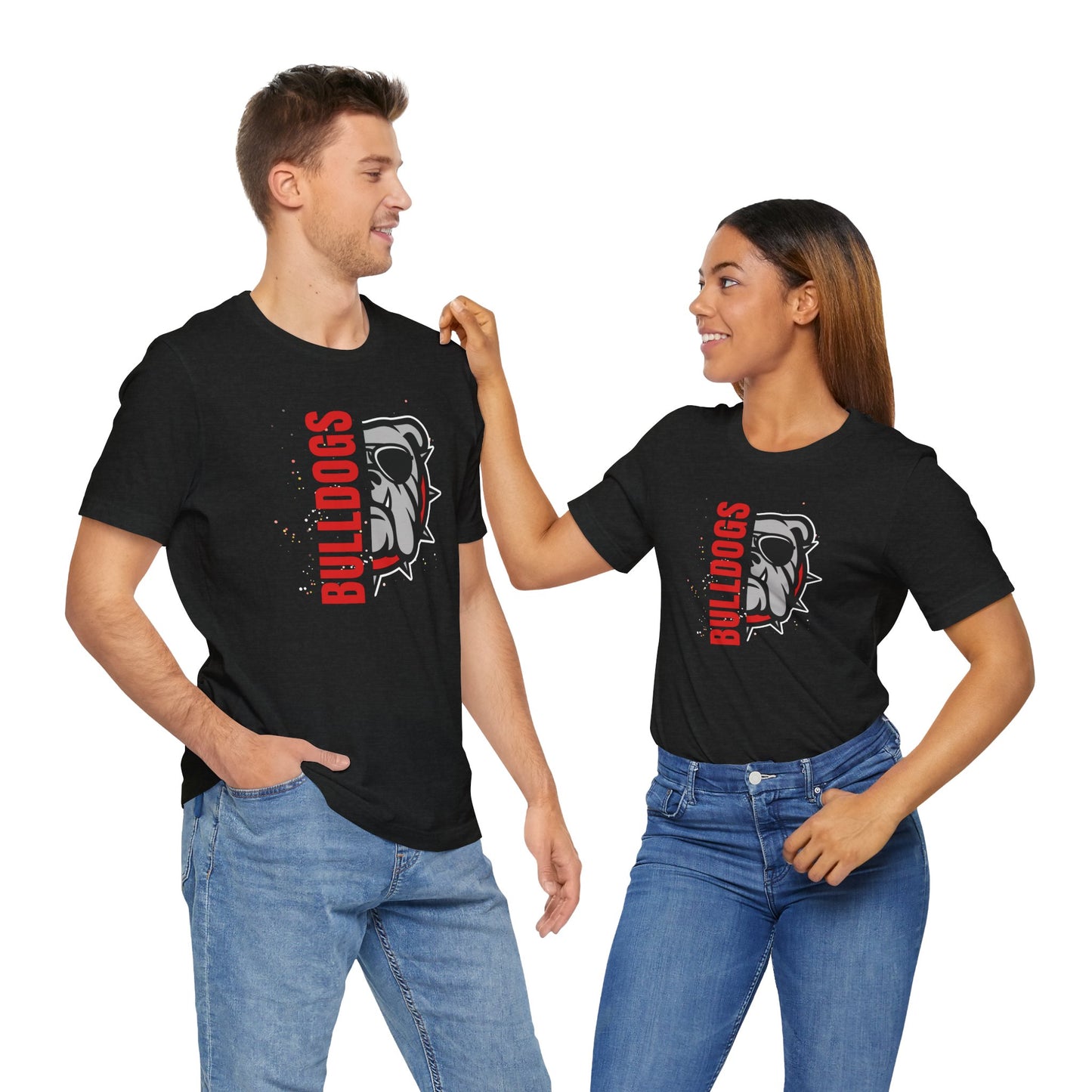Bulldogs Mascot Unisex Short Sleeve T-Shirt