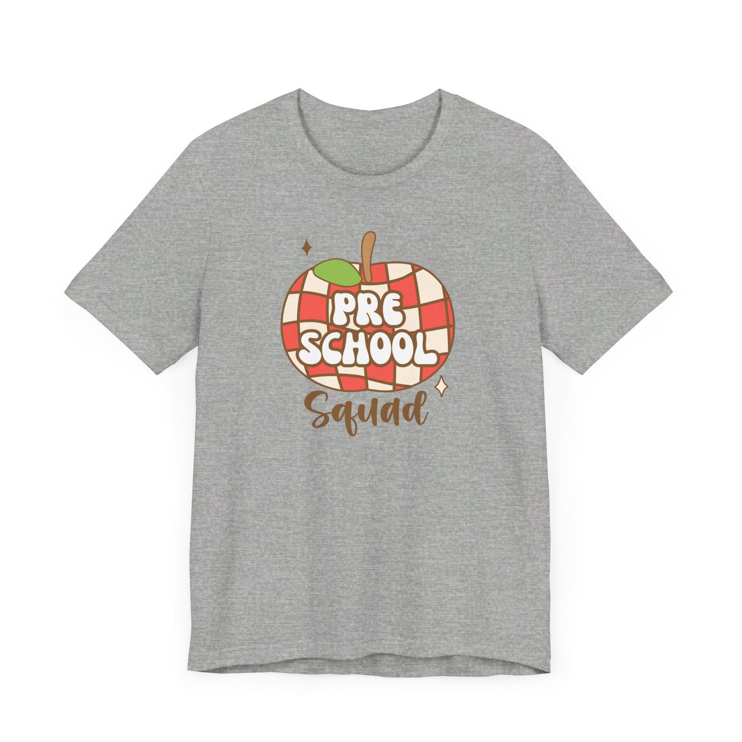 School Preschool Squad Retro Apple Tee