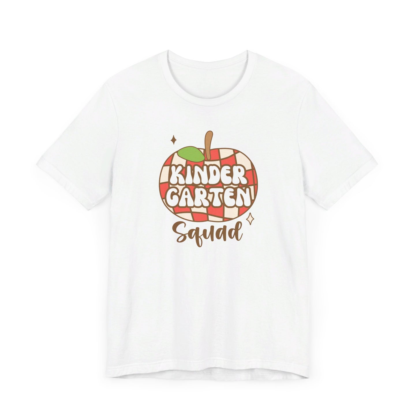 School Kindergarten Squad Retro Apple Tee