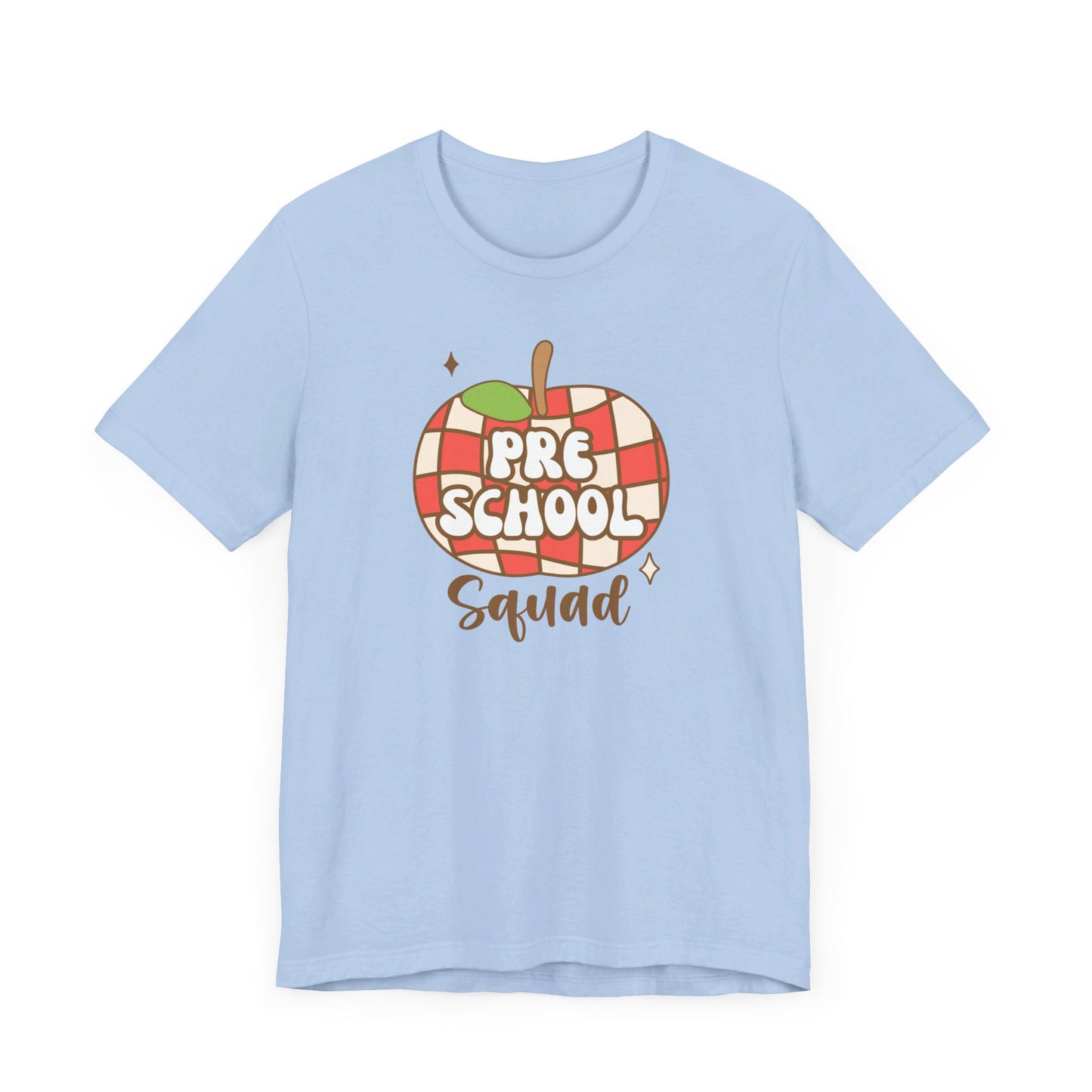 School Preschool Squad Retro Apple Tee