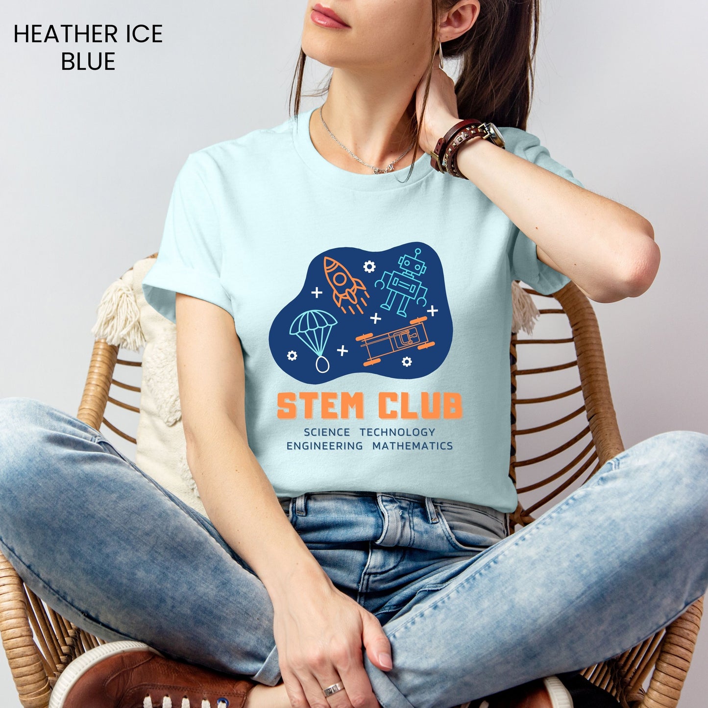 STEM Club Word Blob Customizable Adult and Youth Tee