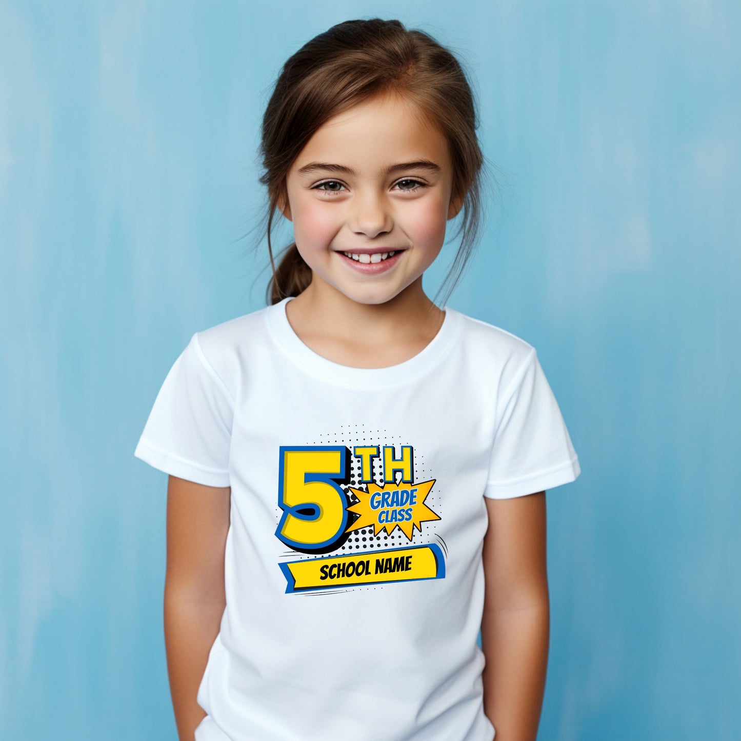 Comics Class Customizable Grade Short Sleeve Youth and Adult Tee