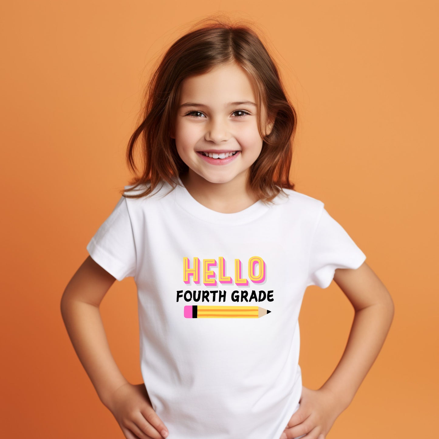 Hello Customizable Grade Short Sleeve Youth and Adult Tee