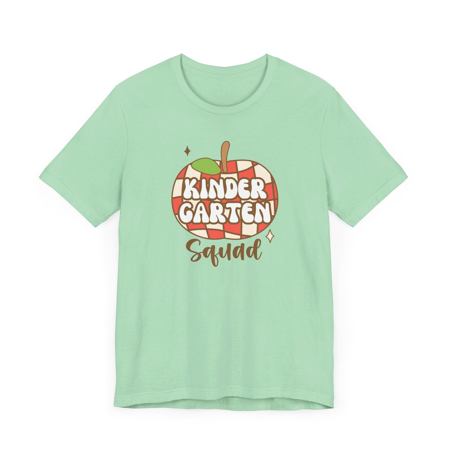 School Kindergarten Squad Retro Apple Tee