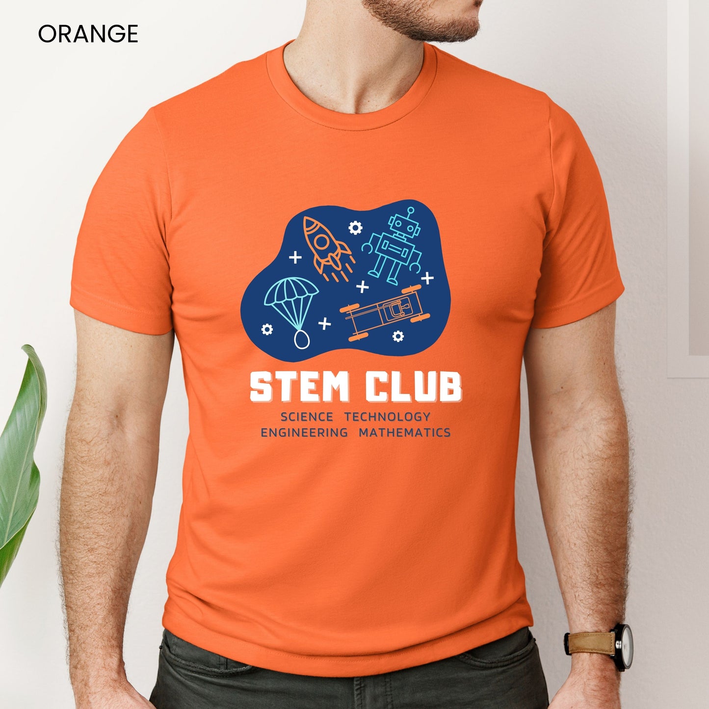 STEM Club Word Blob Customizable Adult and Youth Tee