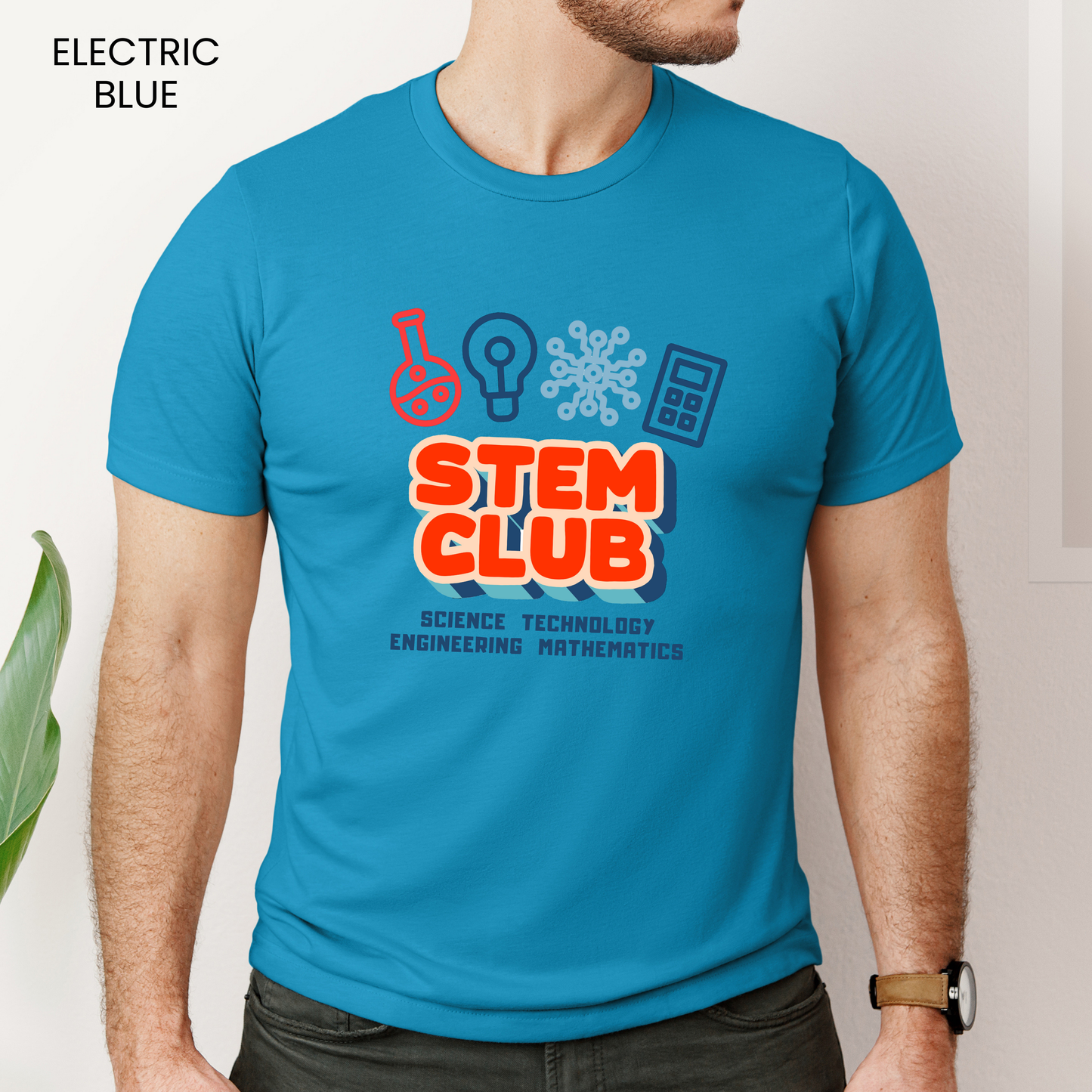 STEM Club Symbols Customizable Adult and Youth Tee