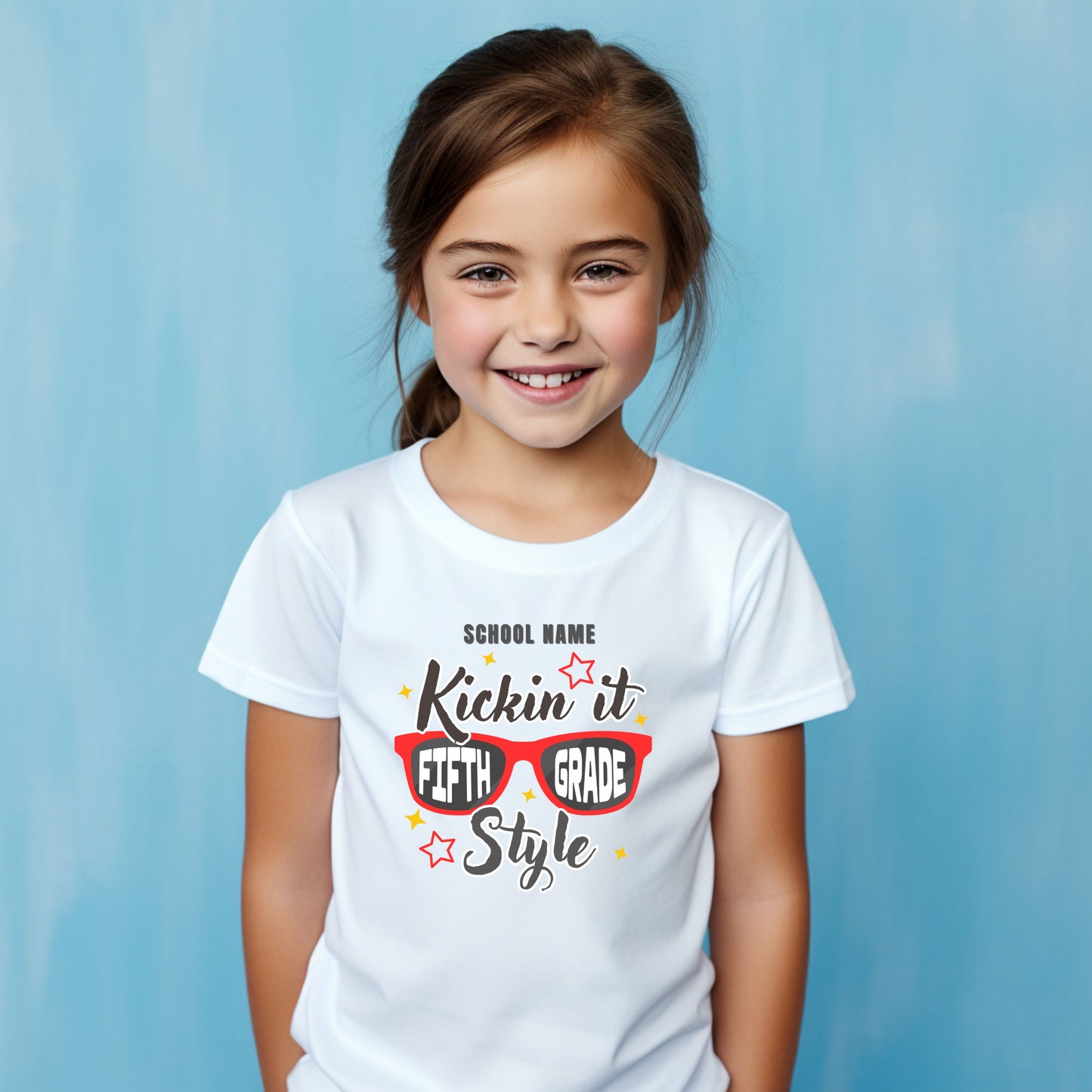 Kickin' it in Style Customizable Grade Short Sleeve Youth and Adult Tee