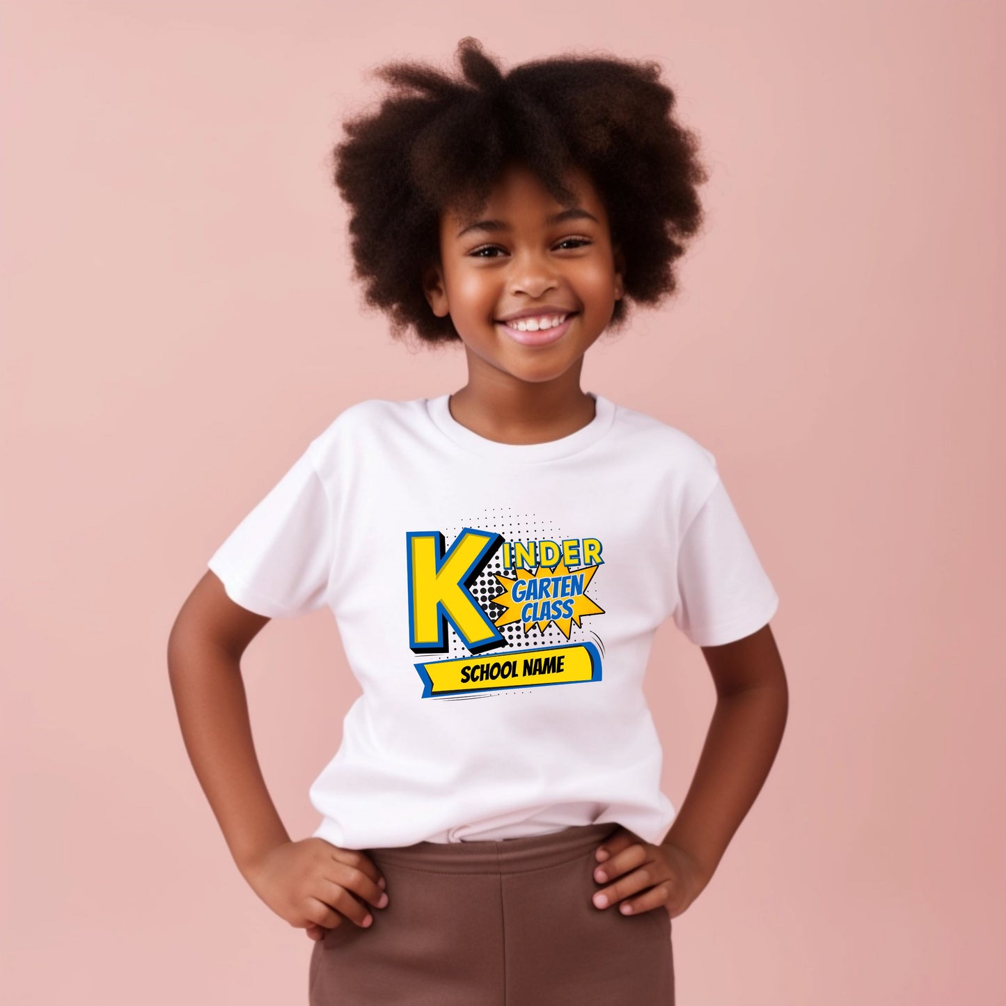Comics Class Customizable Grade Short Sleeve Youth and Adult Tee