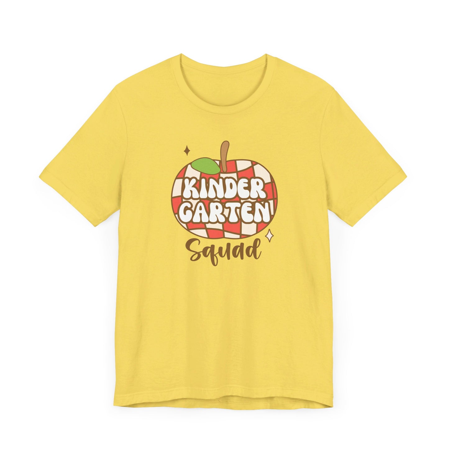 School Kindergarten Squad Retro Apple Tee