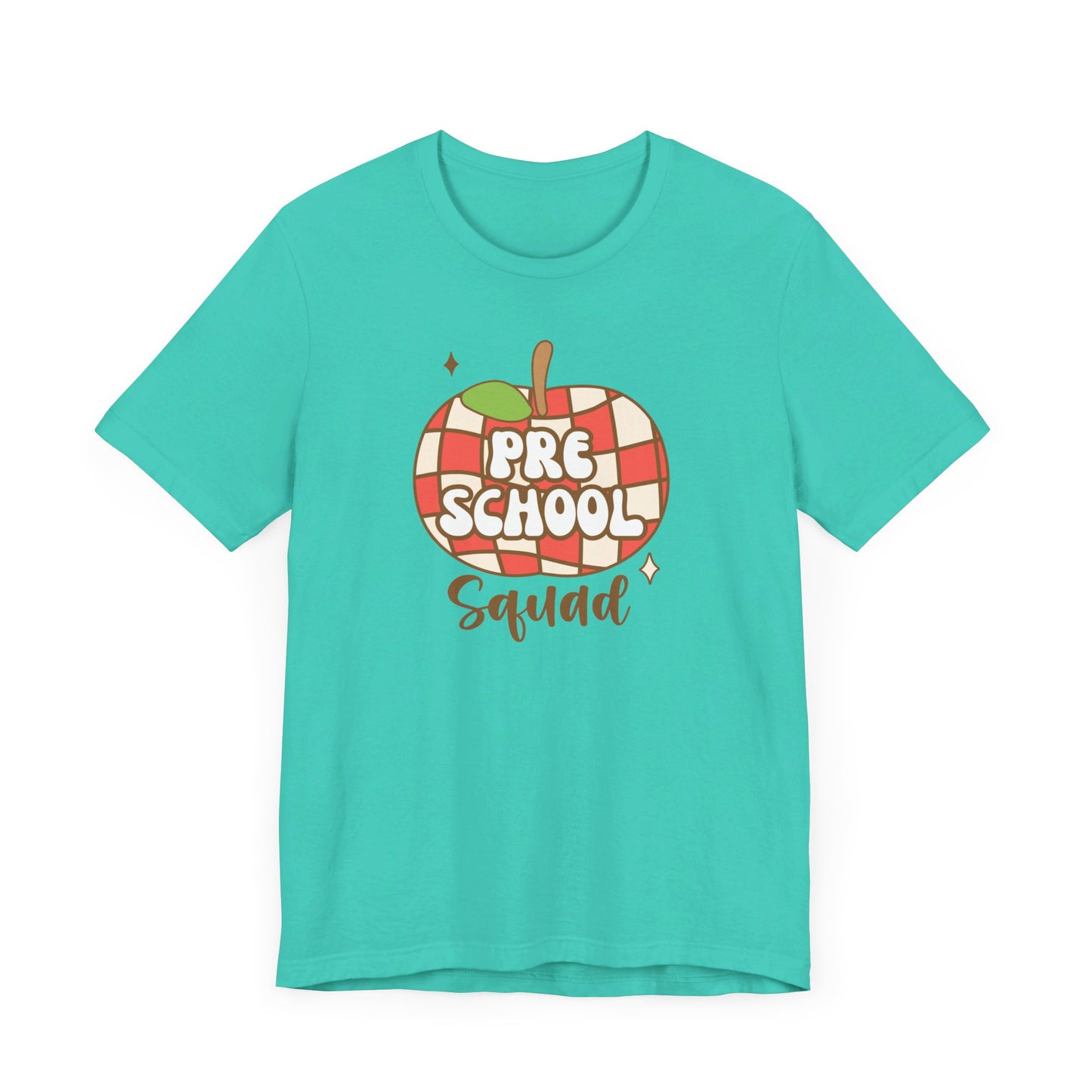 School Preschool Squad Retro Apple Tee