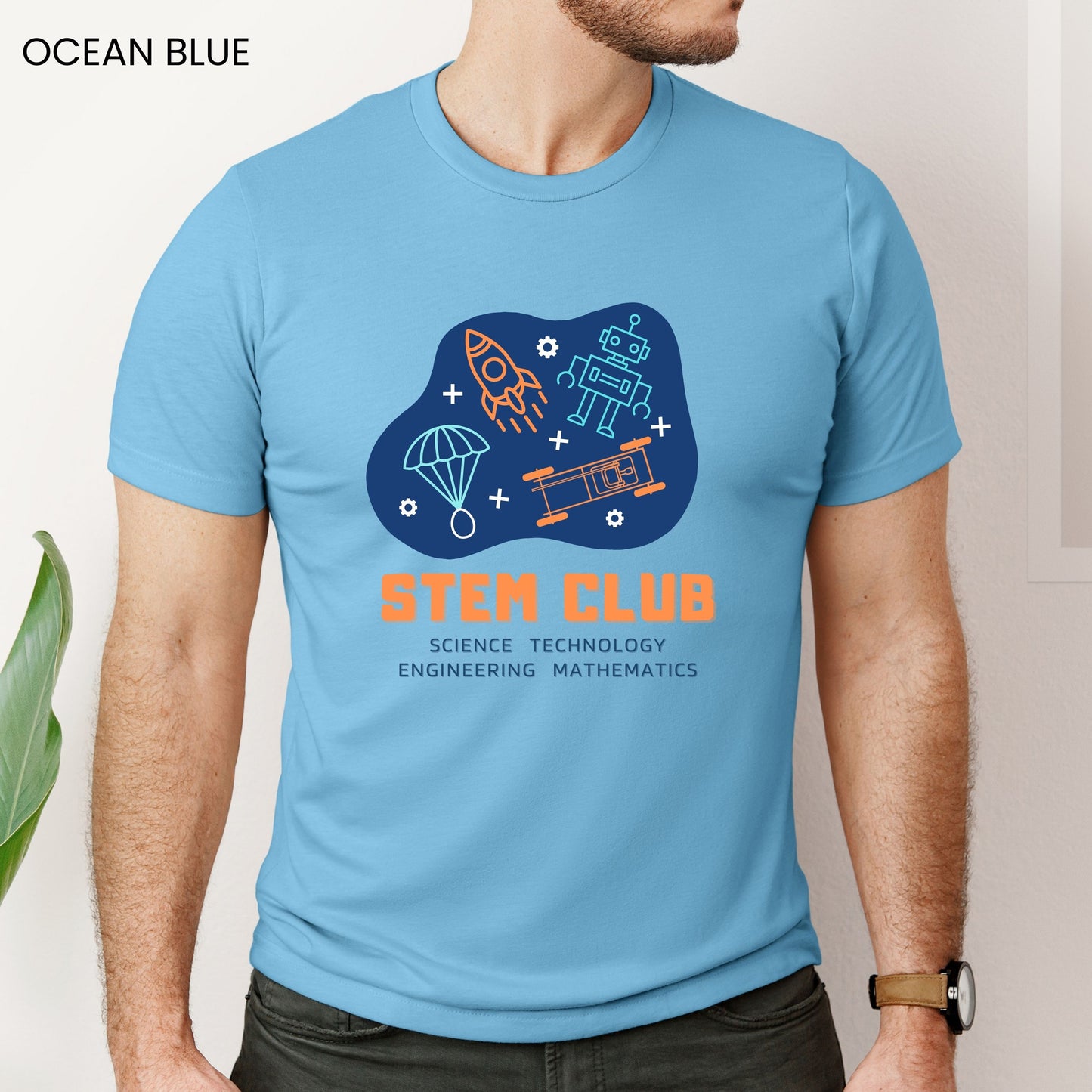 STEM Club Word Blob Customizable Adult and Youth Tee