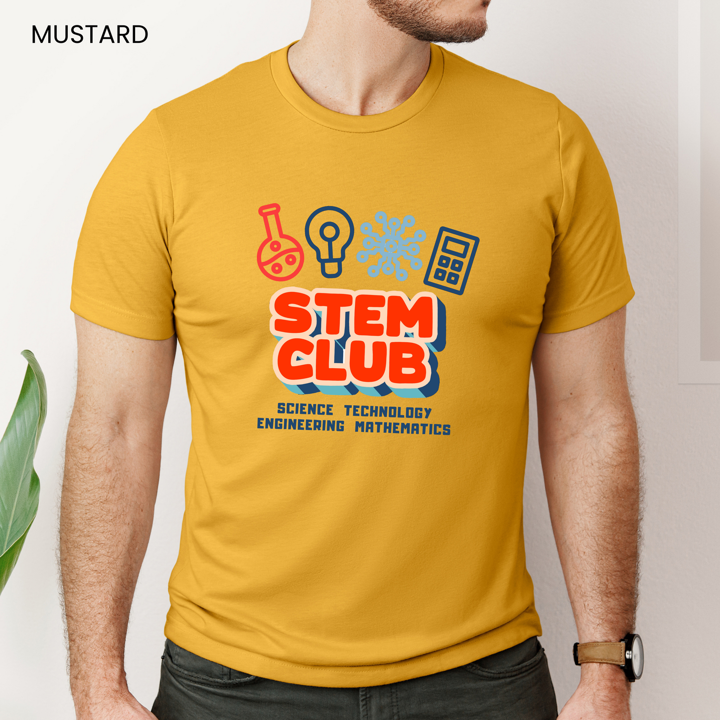 STEM Club Symbols Customizable Adult and Youth Tee