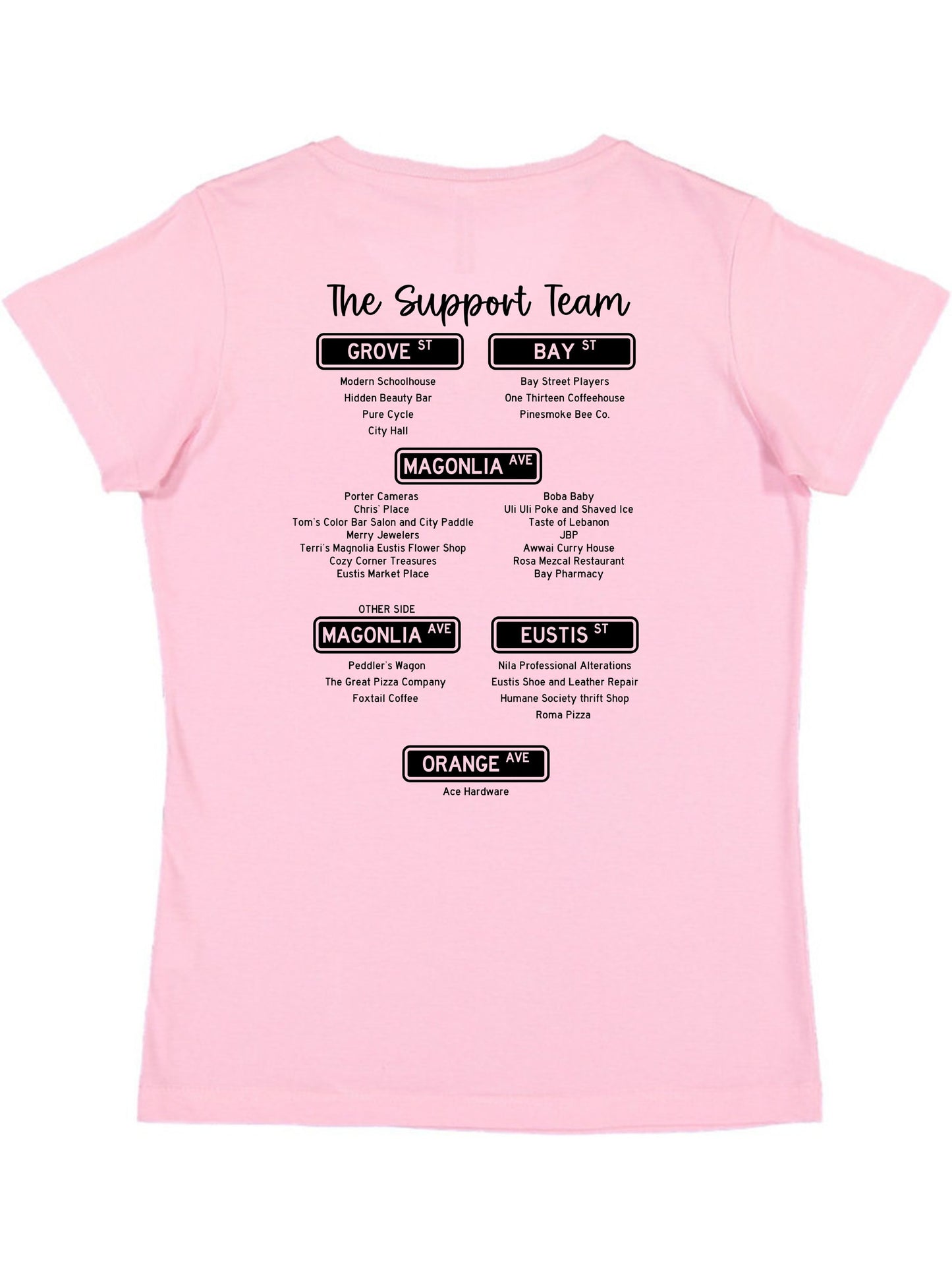 Modern Schoolhouse 2025 Community Support Adult V Neck Tee