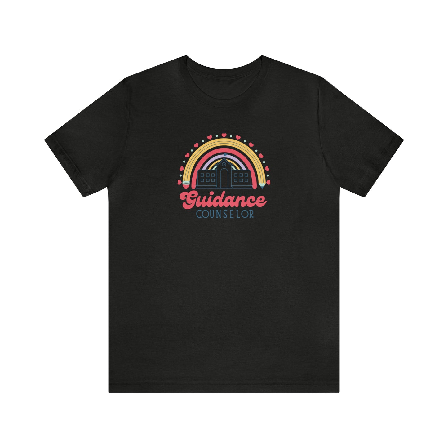 School Guidance Counselor Rainbow Tee
