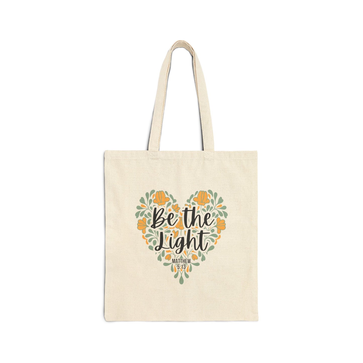Church Scripture Tote Bag Be the Light