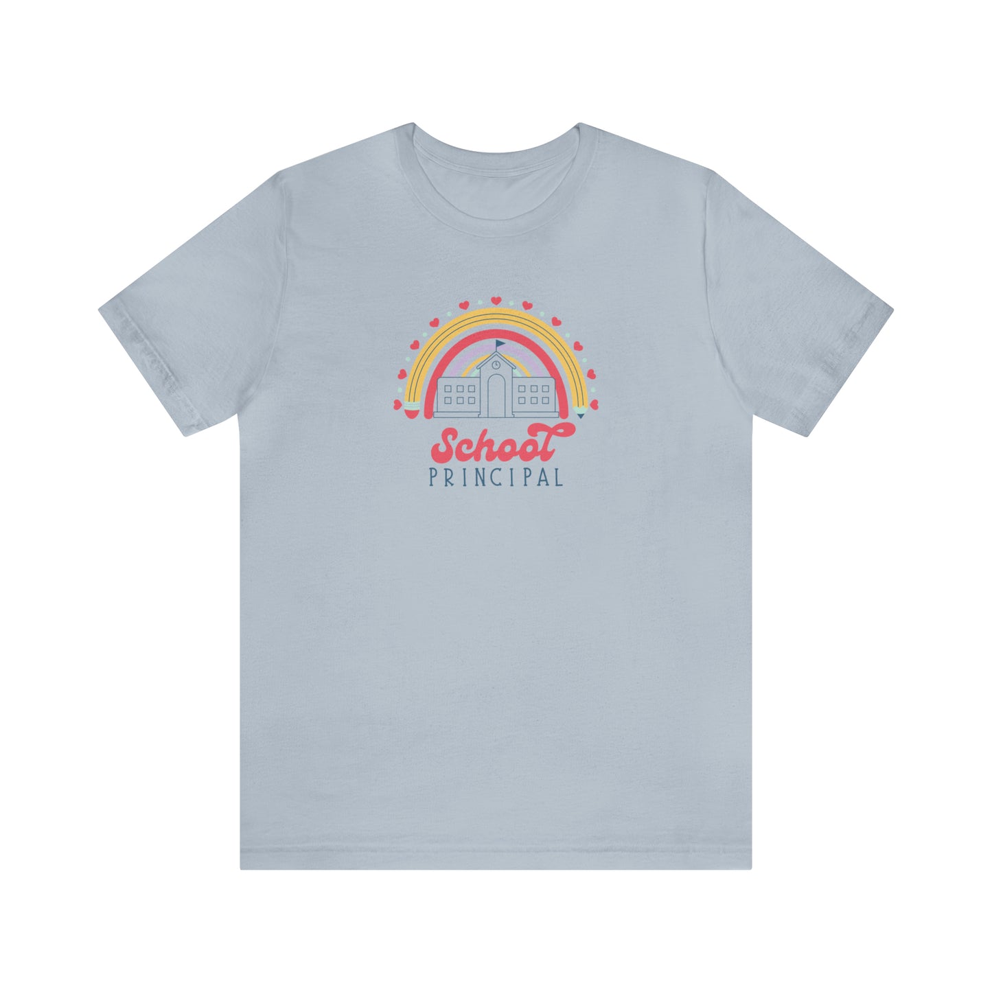 School Principal Rainbow Tee